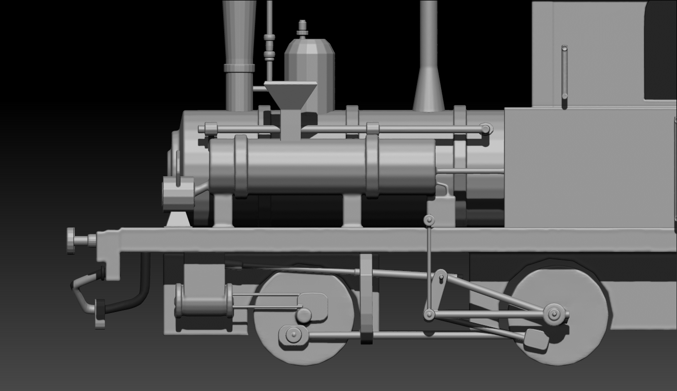Паровозик/train — Изображение №4 — Иллюстрация, 3D на Dprofile