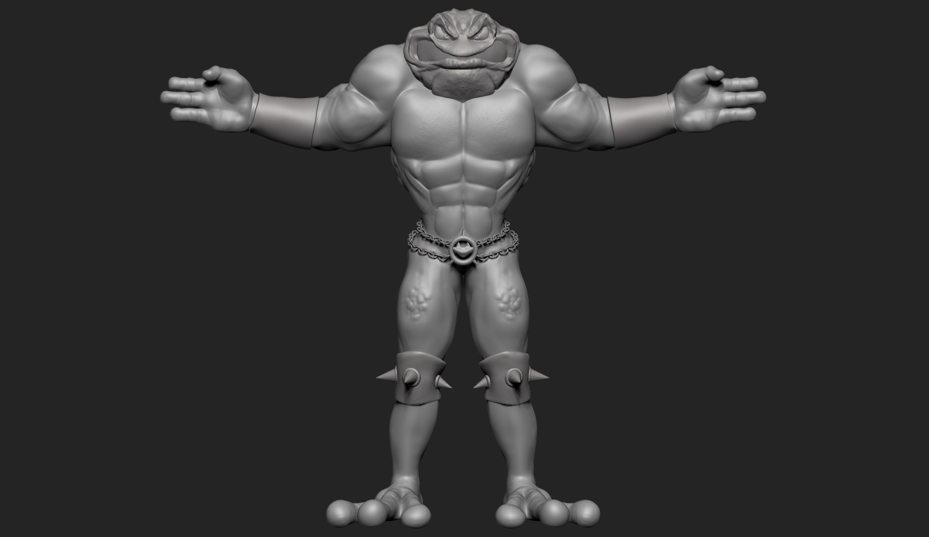 Pimple (from Battletoads) — Изображение №1 — Иллюстрация, 3D на Dprofile