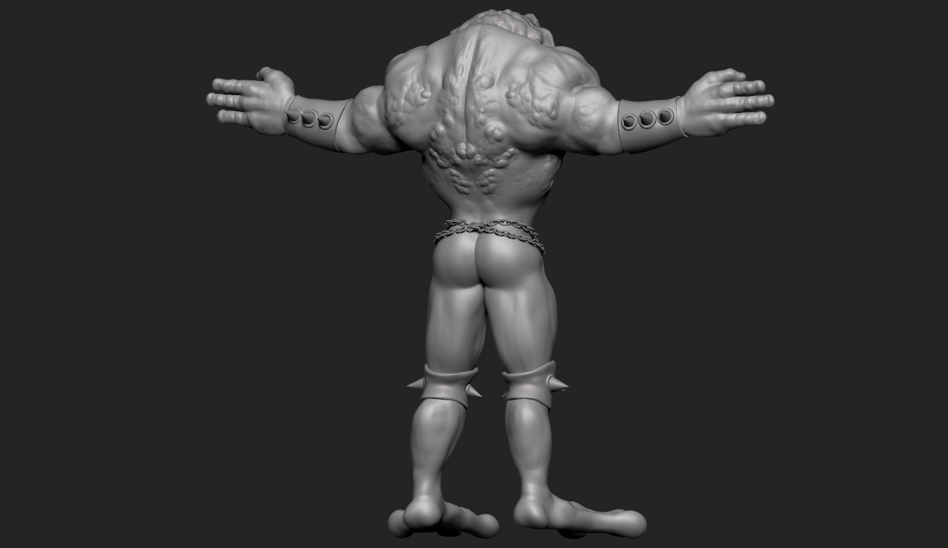 Pimple (from Battletoads) — Изображение №2 — Иллюстрация, 3D на Dprofile