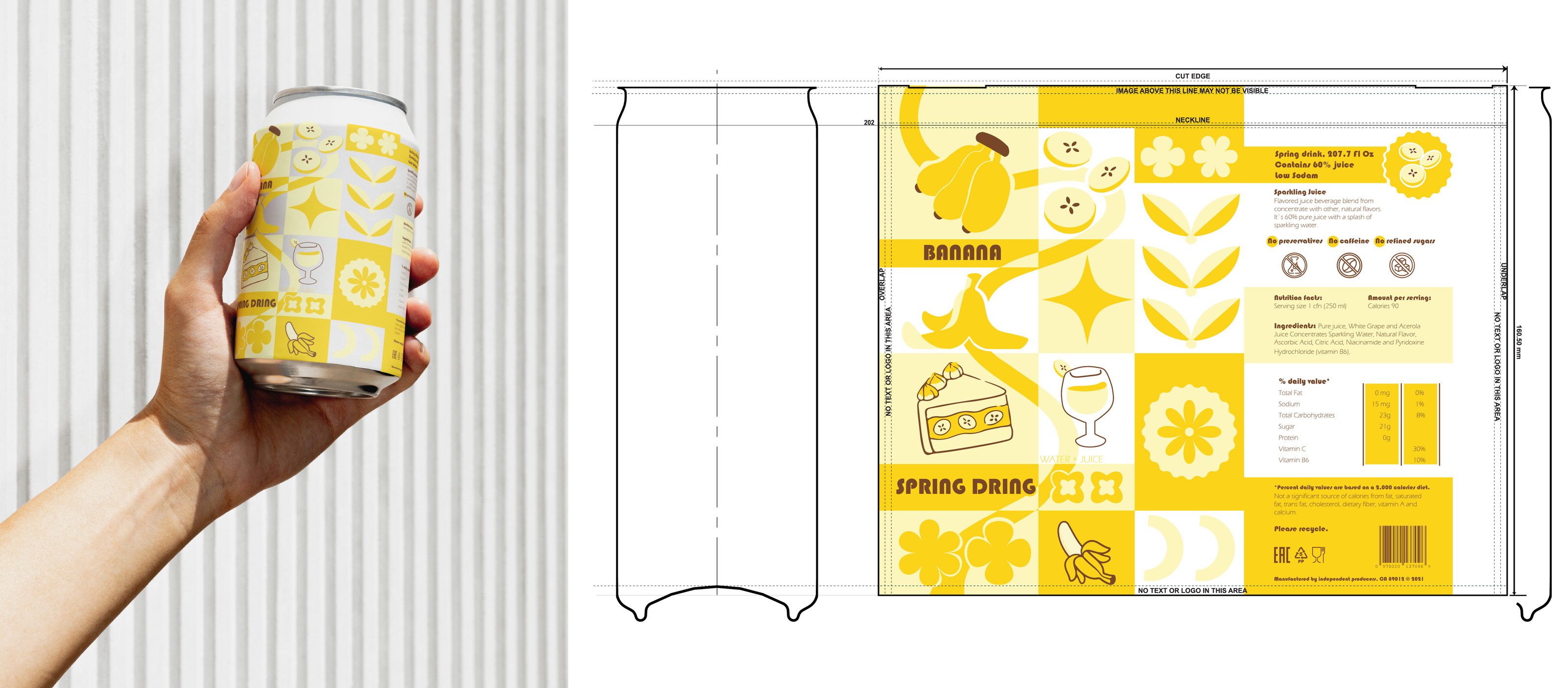 SPRING DRINK | Packaging Design | Soda can — Изображение №9 — Брендинг на Dprofile