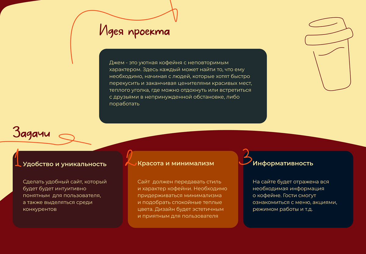 Сайт кофейни "Джем" — Изображение №1 — Интерфейсы на Dprofile