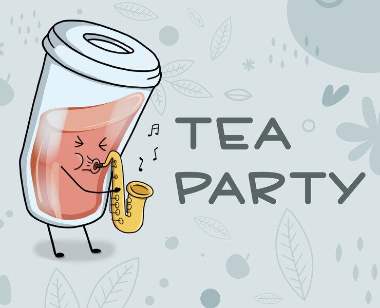 TEA PARTY — Брендинг, Иллюстрация на Dprofile