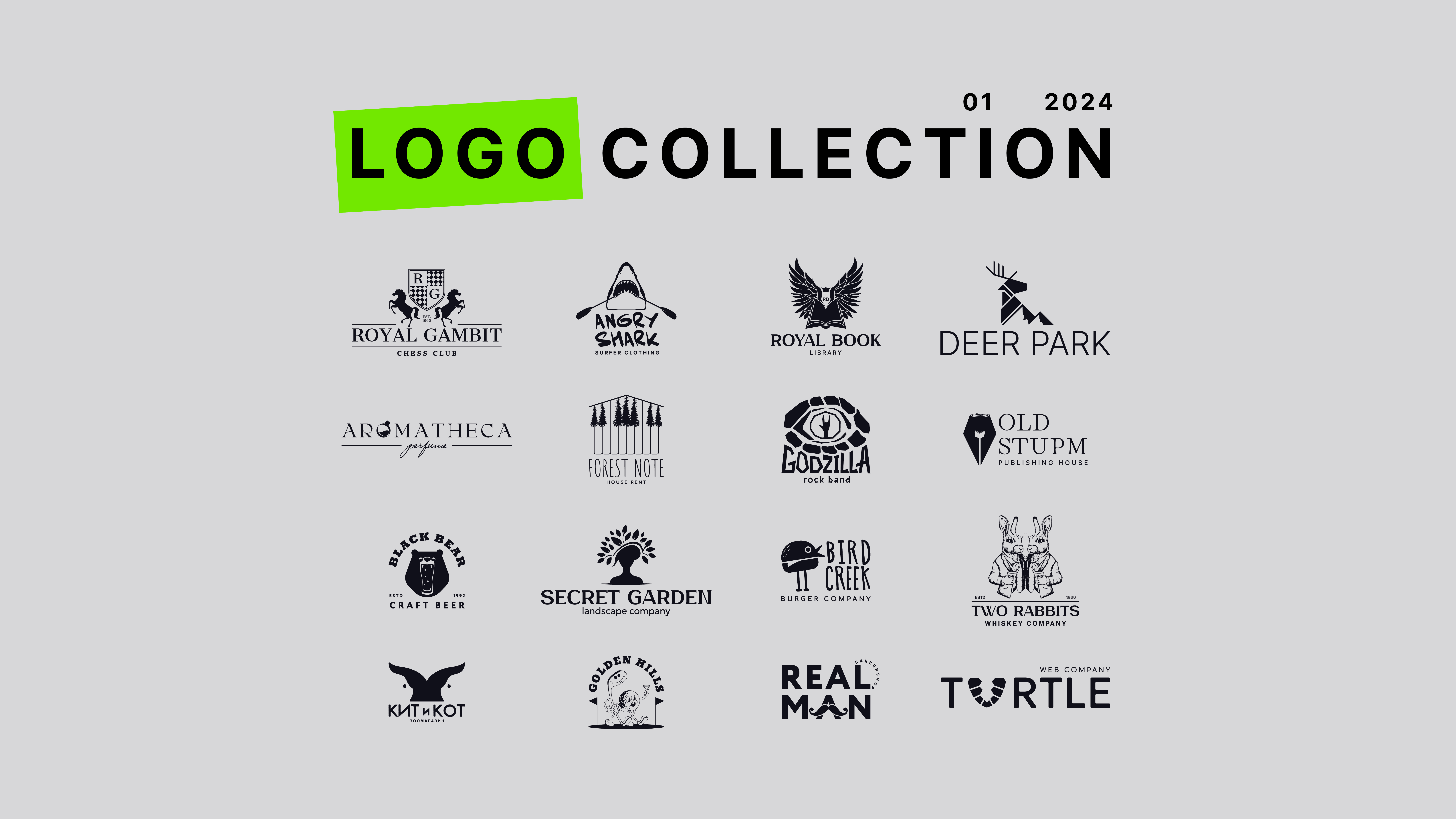 Logo collection 01-24 — Изображение №1 — Брендинг на Dprofile