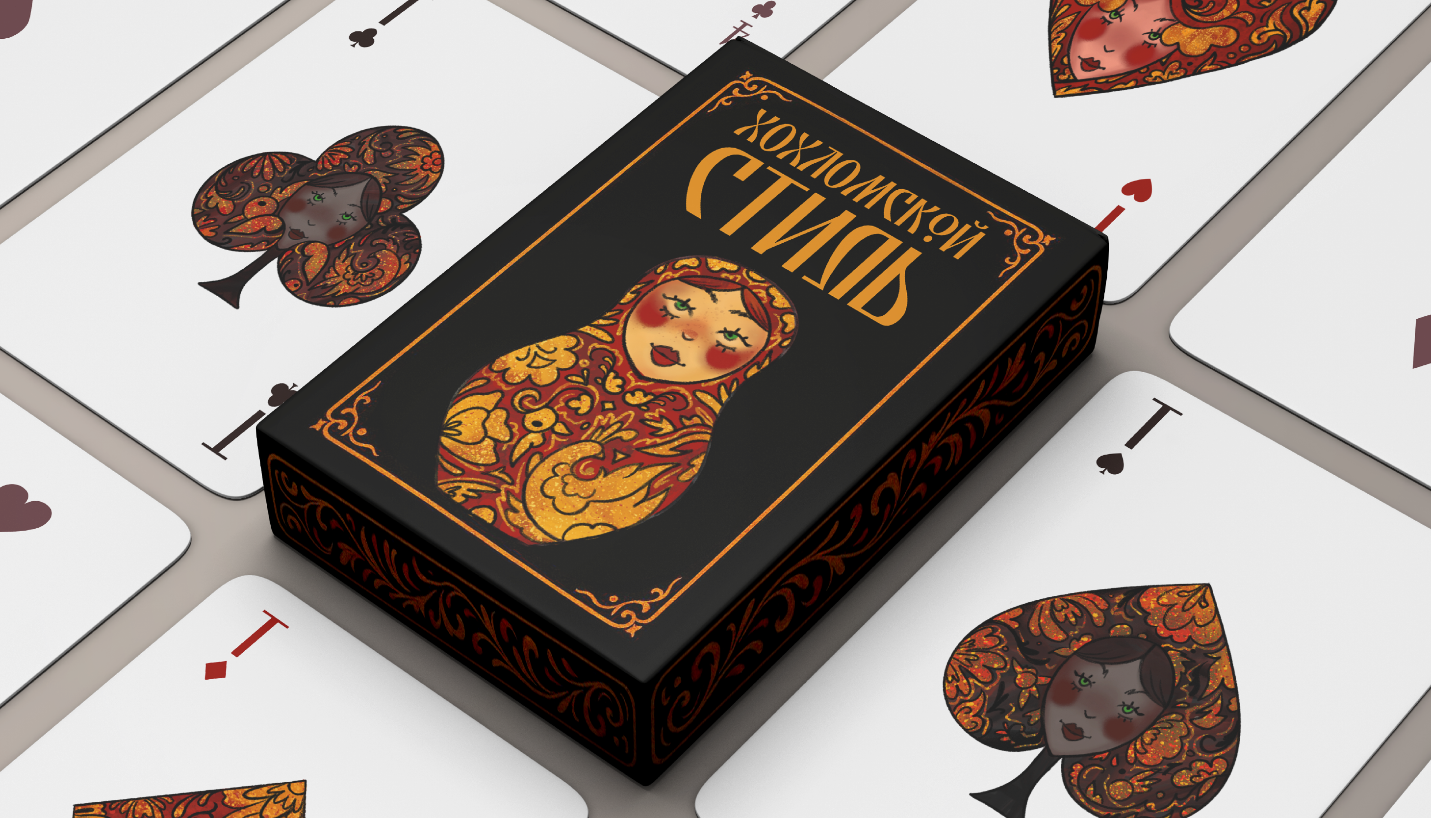 Хохломской стиль — Изображение №5 — Иллюстрация, Графика на Dprofile