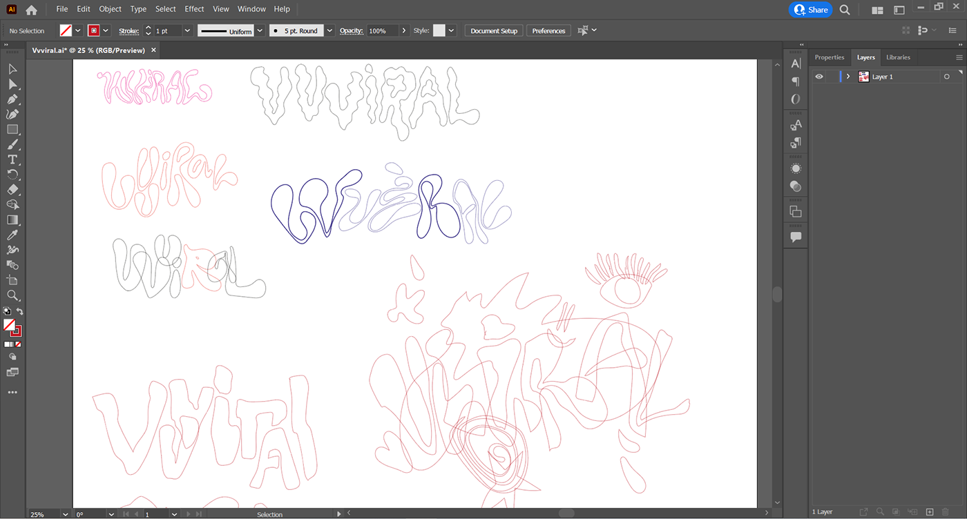 vvviral agency | 3d-лого — Изображение №15 — Брендинг, 3D на Dprofile