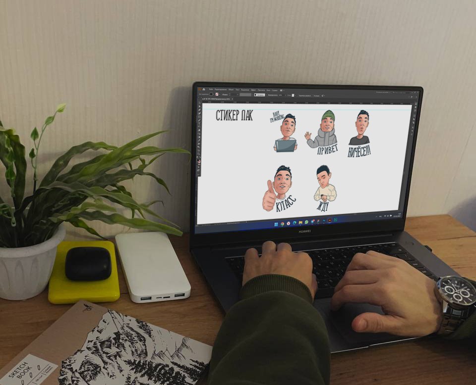 My personal sticker pack — Иллюстрация на Dprofile