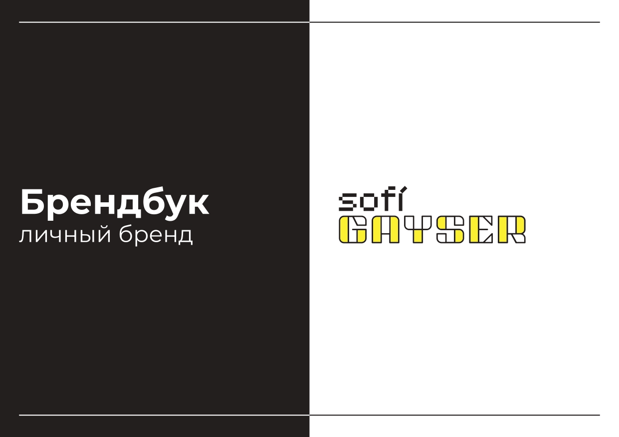 Брендбук. Лого для личного бренда — Изображение №1 — Брендинг на Dprofile