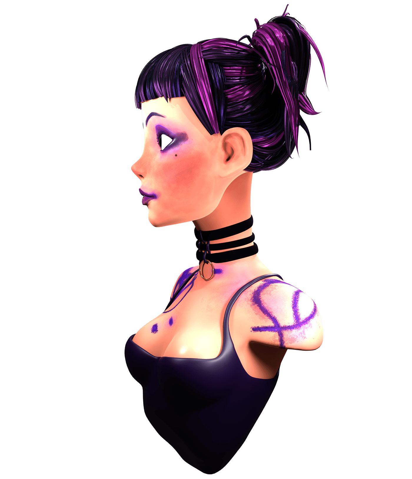 Blender 3D - Sculpting 2 — Изображение №5 — Иллюстрация, 3D на Dprofile