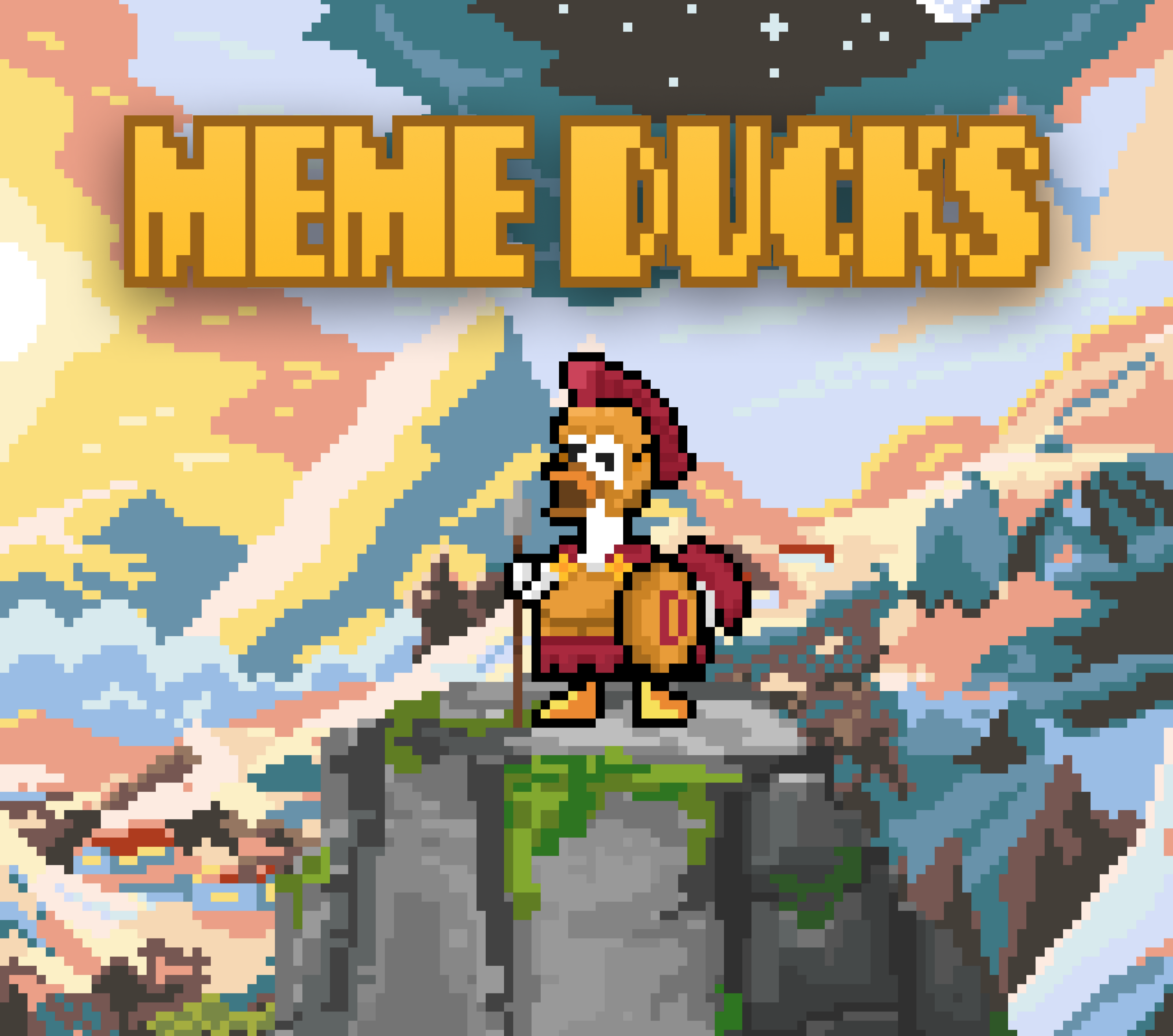 MeMe Ducks NFT — Изображение №1 — Иллюстрация, Графика на Dprofile