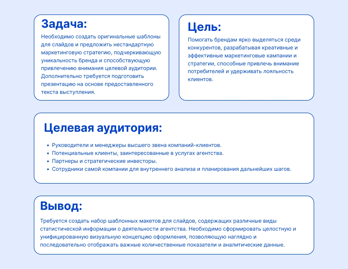 Презентация для маркетингового агентства Blob — Изображение №2 — Брендинг, Маркетинг на Dprofile