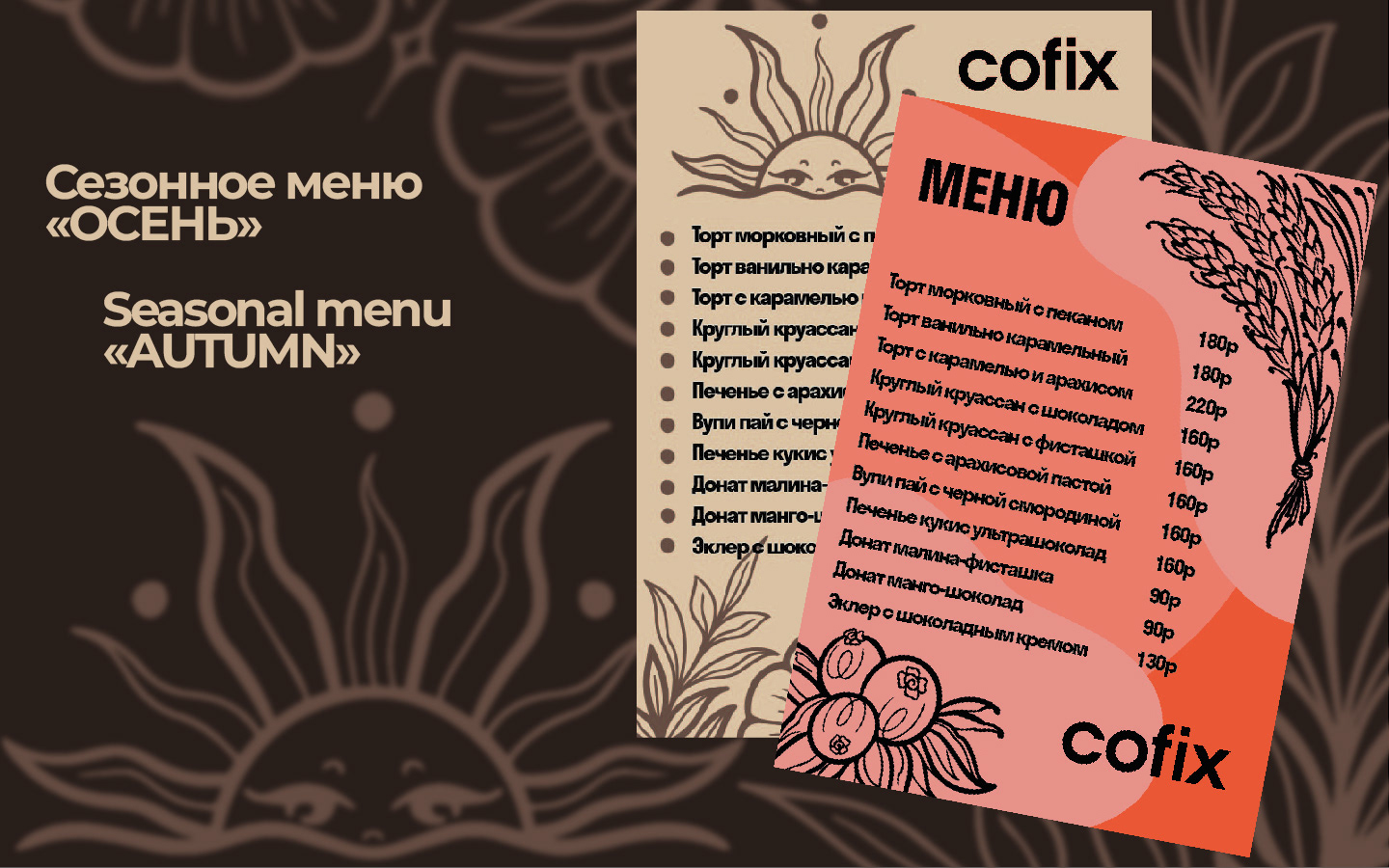 Дизайн для бренда Cofix — Изображение №3 — Интерфейсы, Графика на Dprofile