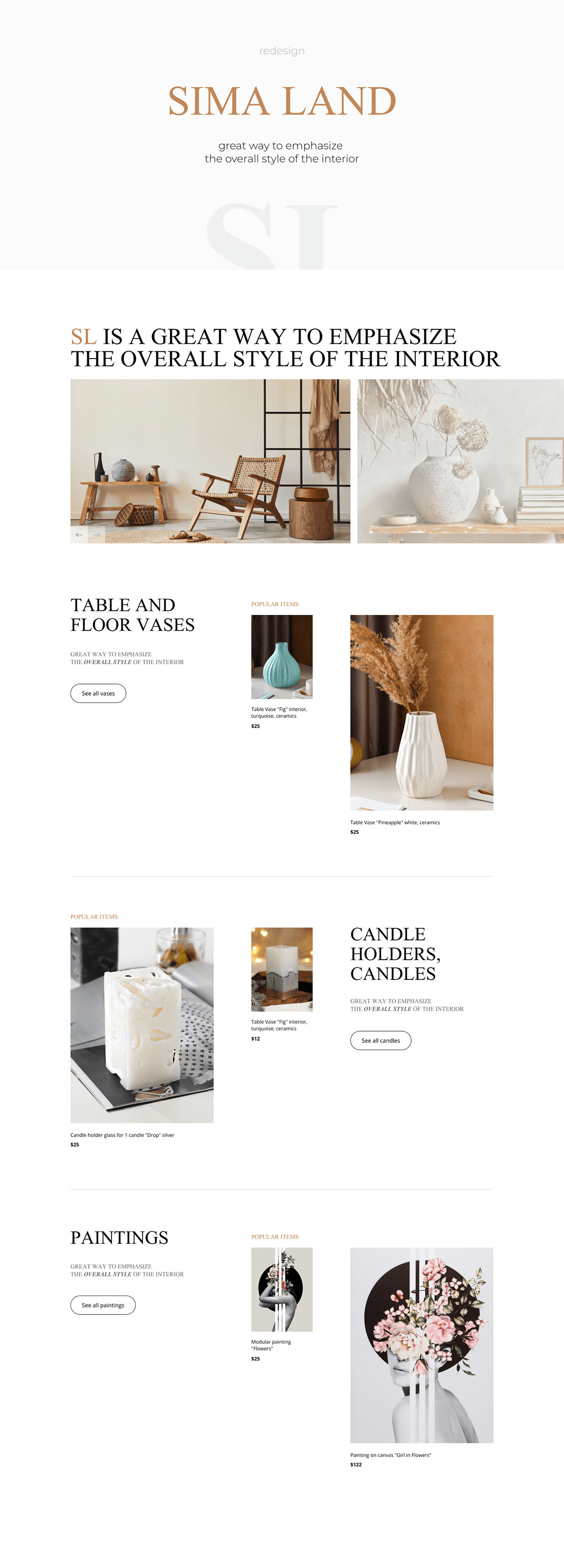 Website SimaLAND — Изображение №1 — Интерфейсы на Dprofile