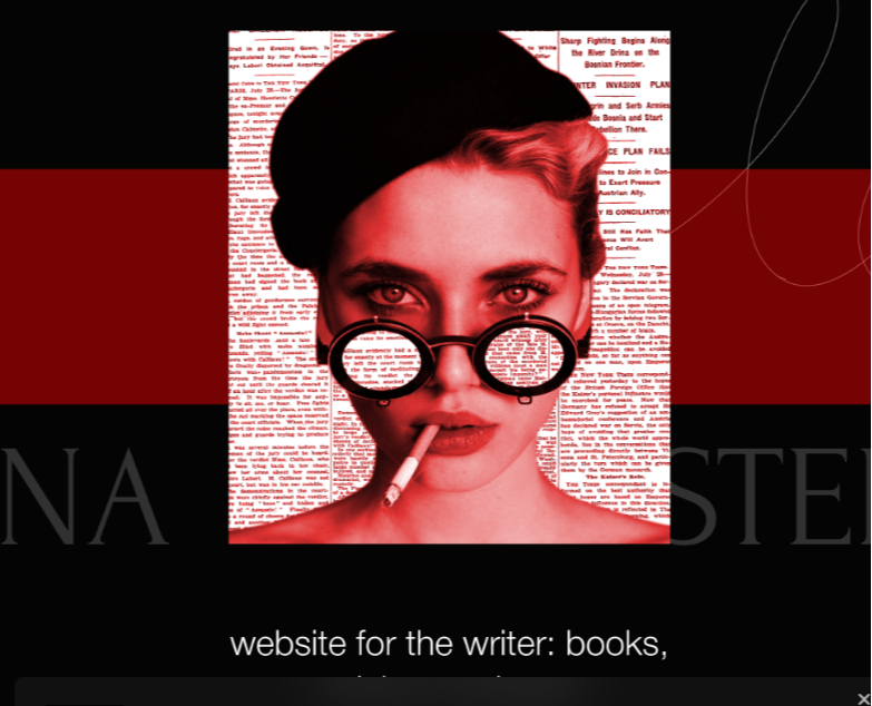 Сайт для писательницы — Интерфейсы на Dprofile