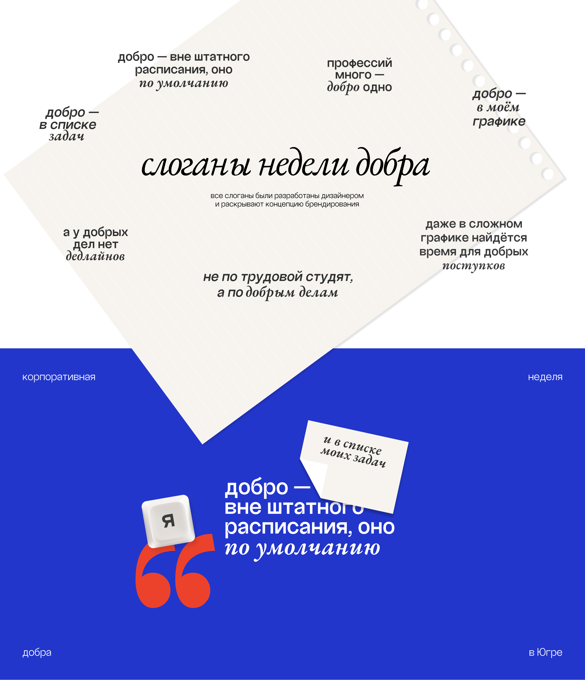 Корпоративная Неделя Добра в Югре — Изображение №8 — Брендинг на Dprofile