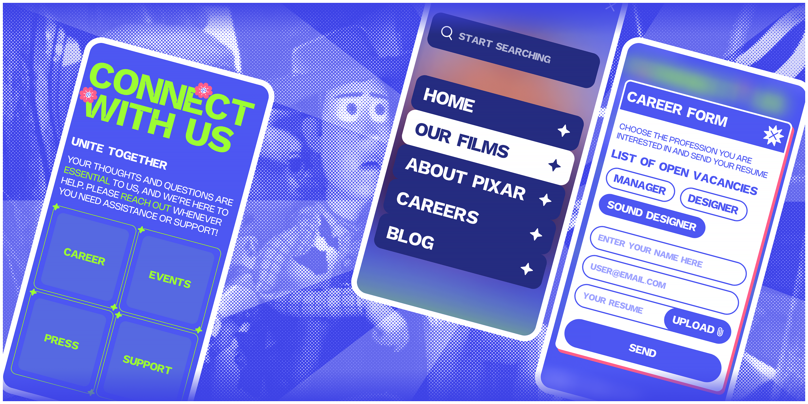 PIXAR | CORPORATE WEB-SITE REDESIGN — Изображение №18 — Интерфейсы, Брендинг на Dprofile