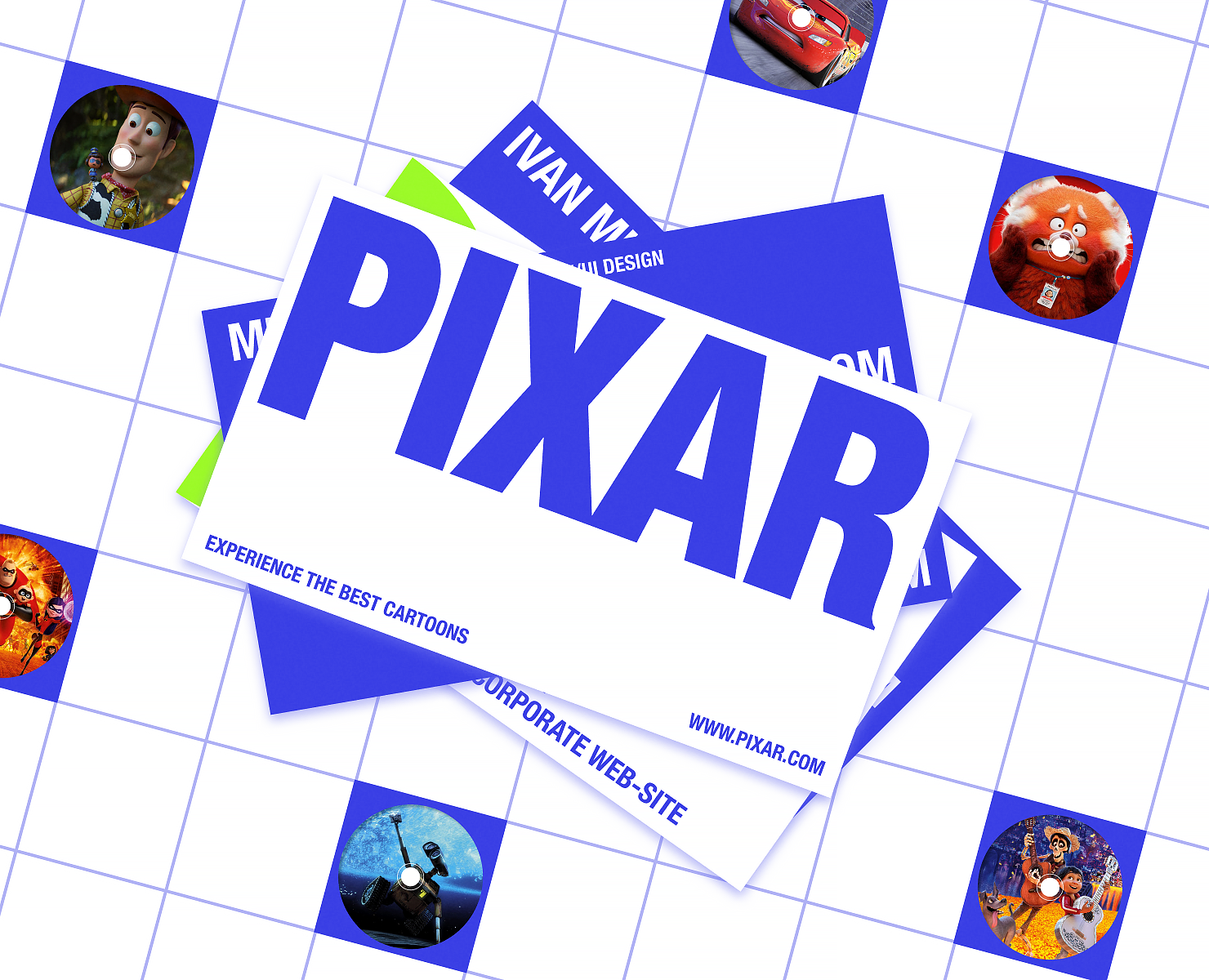 PIXAR | CORPORATE WEB-SITE REDESIGN — Интерфейсы, Брендинг на Dprofile