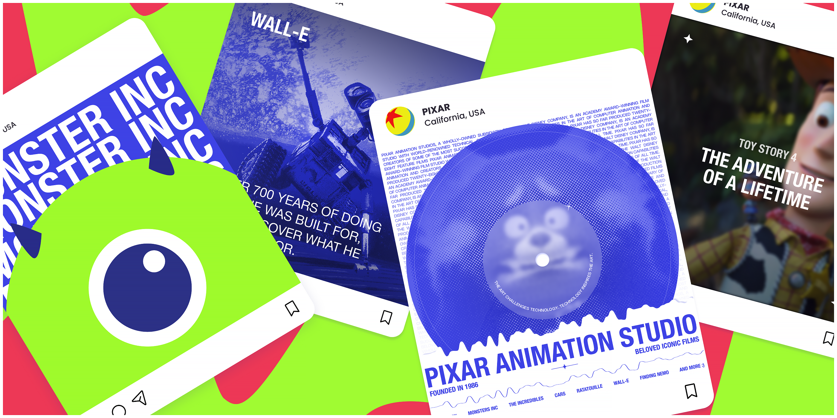 PIXAR | CORPORATE WEB-SITE REDESIGN — Изображение №9 — Интерфейсы, Брендинг на Dprofile