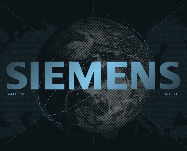 SIEMENS | Corporate website redesign — Интерфейсы, Брендинг на Dprofile