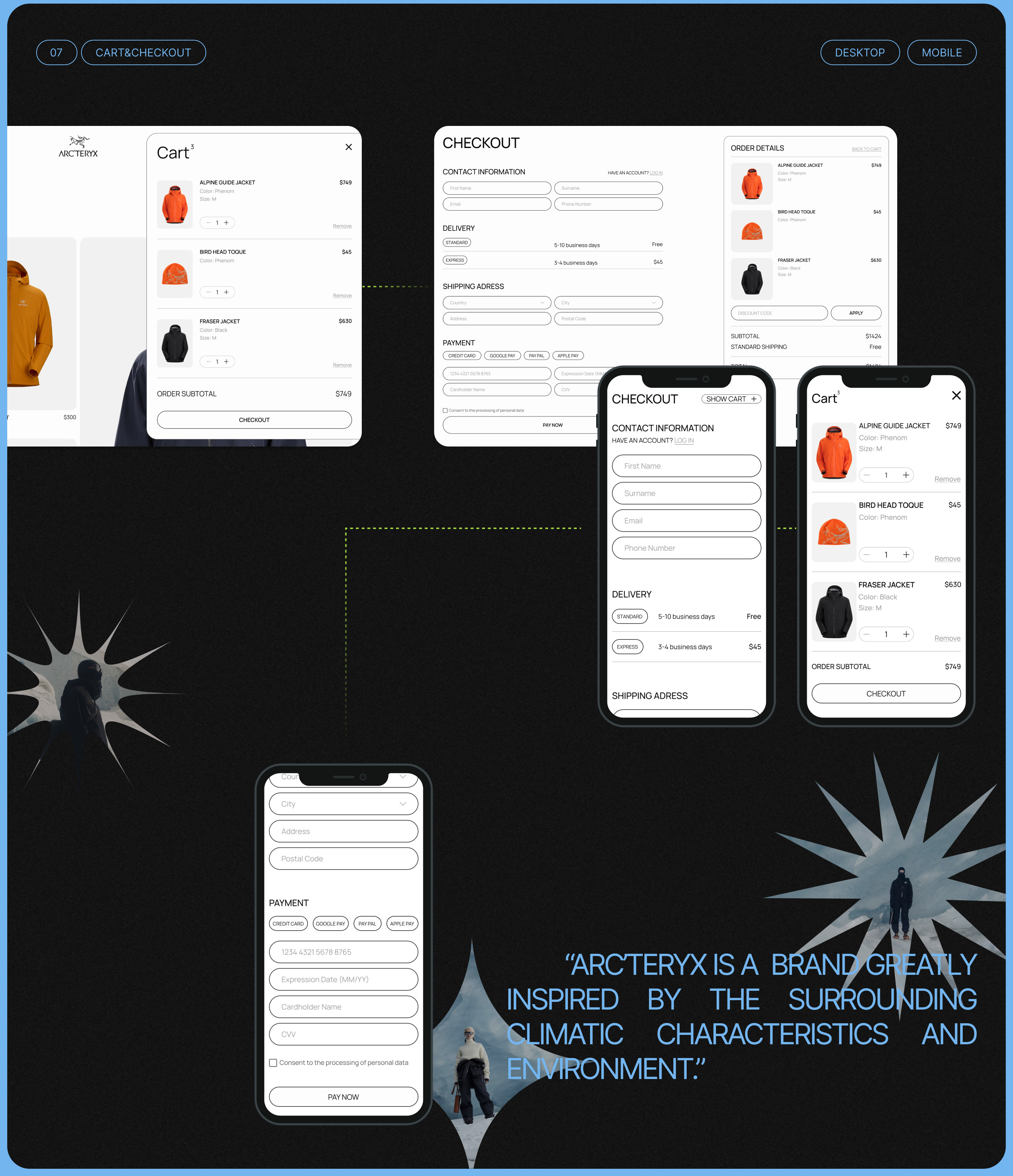 ARC'TERYX l E-commerce redesign — Изображение №12 — Интерфейсы на Dprofile