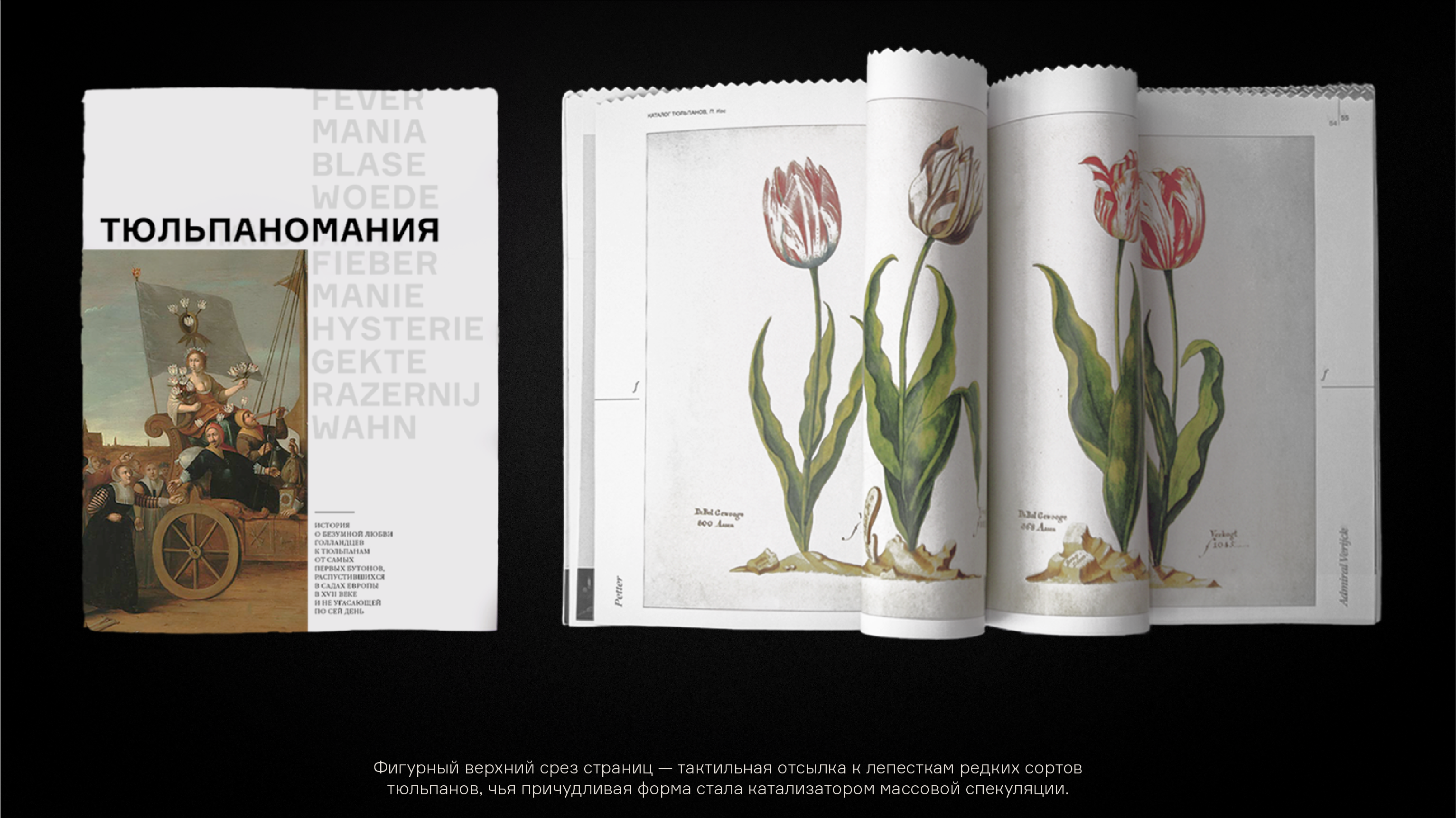 Тюльпаномания | Дизайн книги — Изображение №2 — Графика на Dprofile