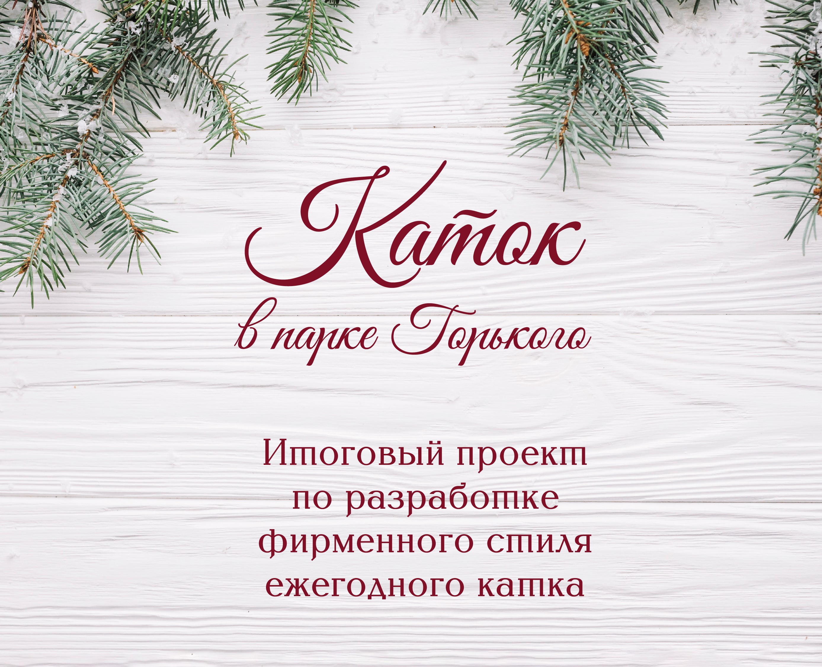 Каток в Парке Горького — Брендинг на Dprofile