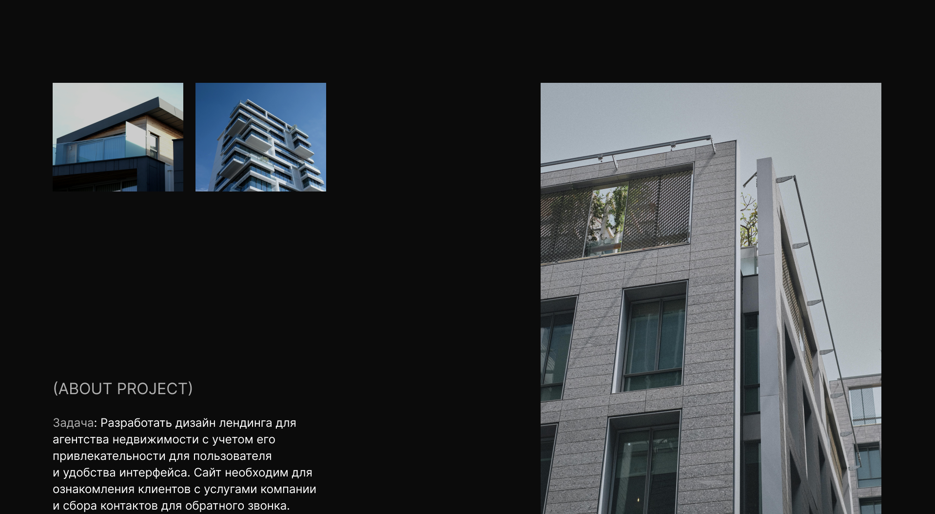 REAL ESTATE WEBSITE — Изображение №2 — Интерфейсы, Брендинг на Dprofile