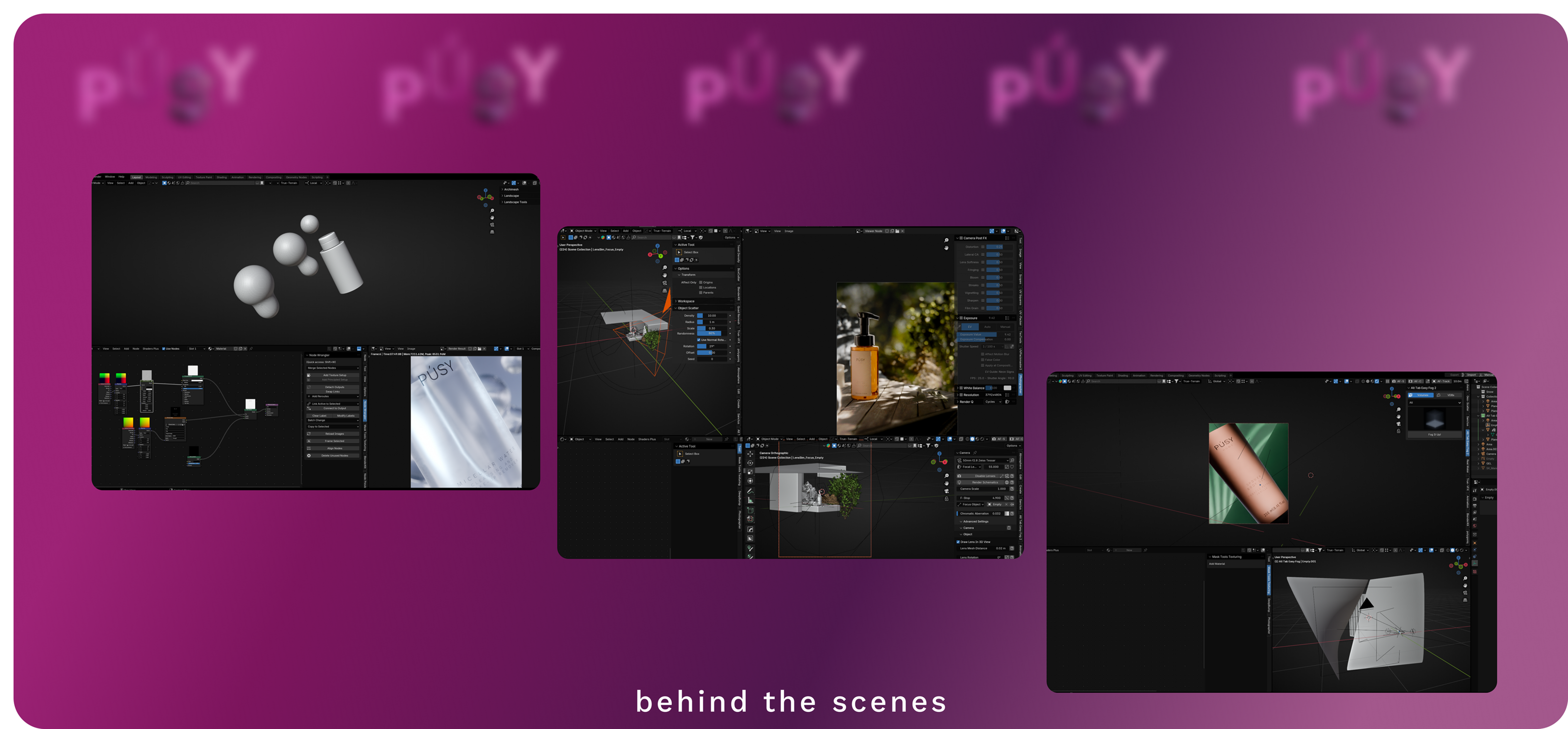 PÚSY (non-commercial) — Изображение №6 — Брендинг, 3D на Dprofile