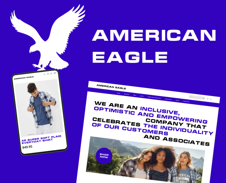 American Eagle | E-commerce — Интерфейсы, Графика на Dprofile