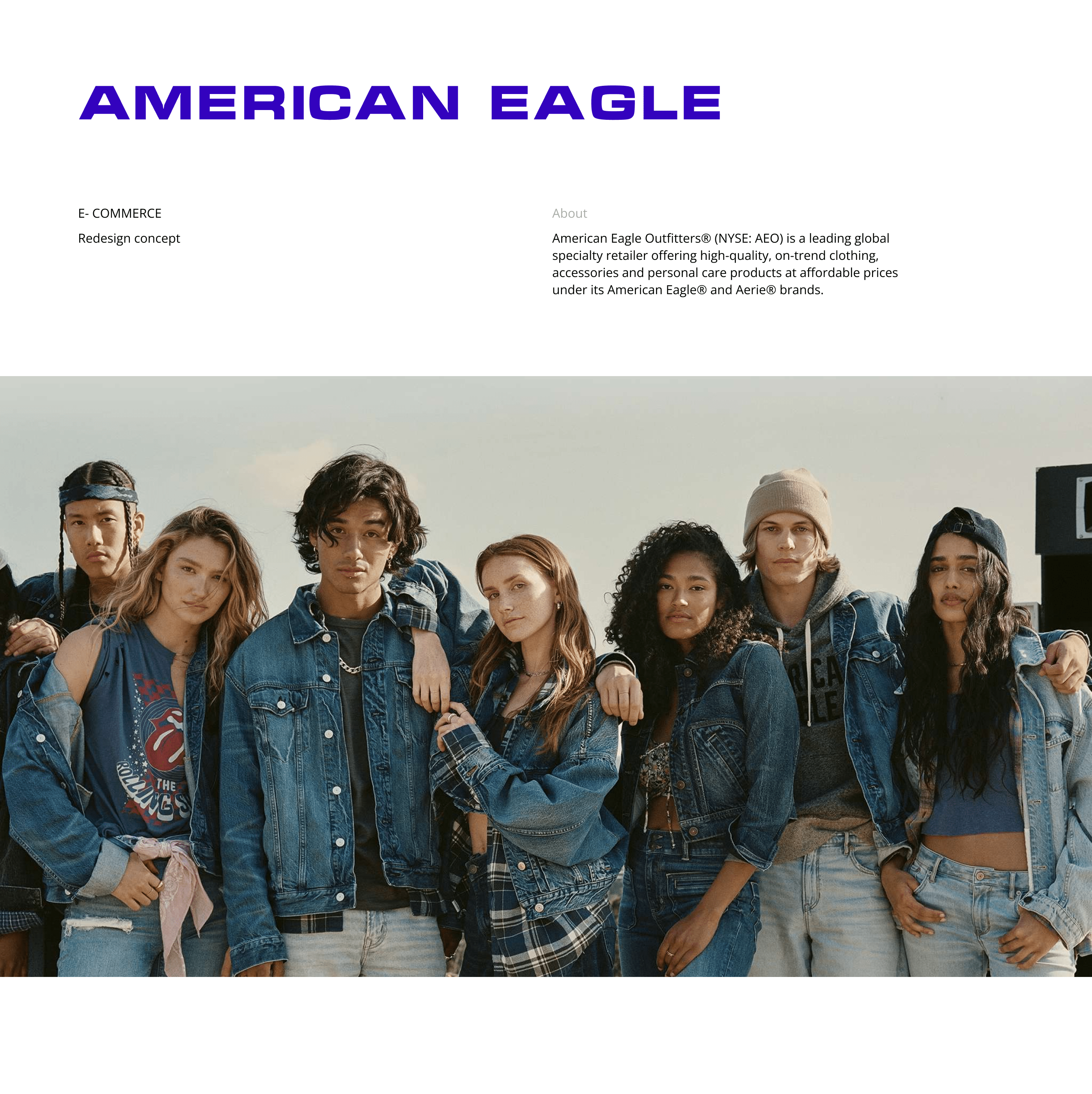 American Eagle | E-commerce — Изображение №1 — Интерфейсы, Графика на Dprofile