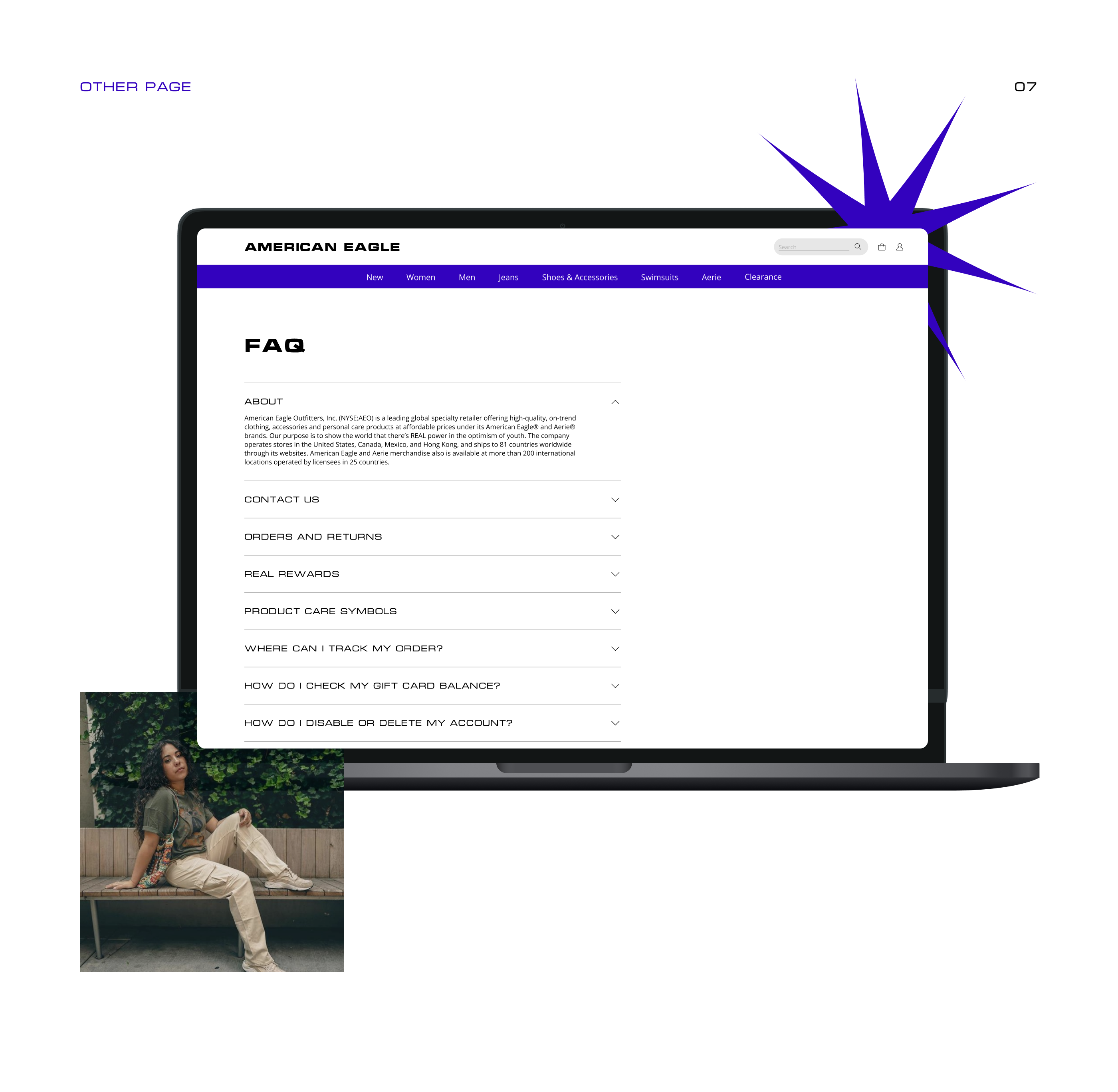 American Eagle | E-commerce — Изображение №10 — Интерфейсы, Графика на Dprofile