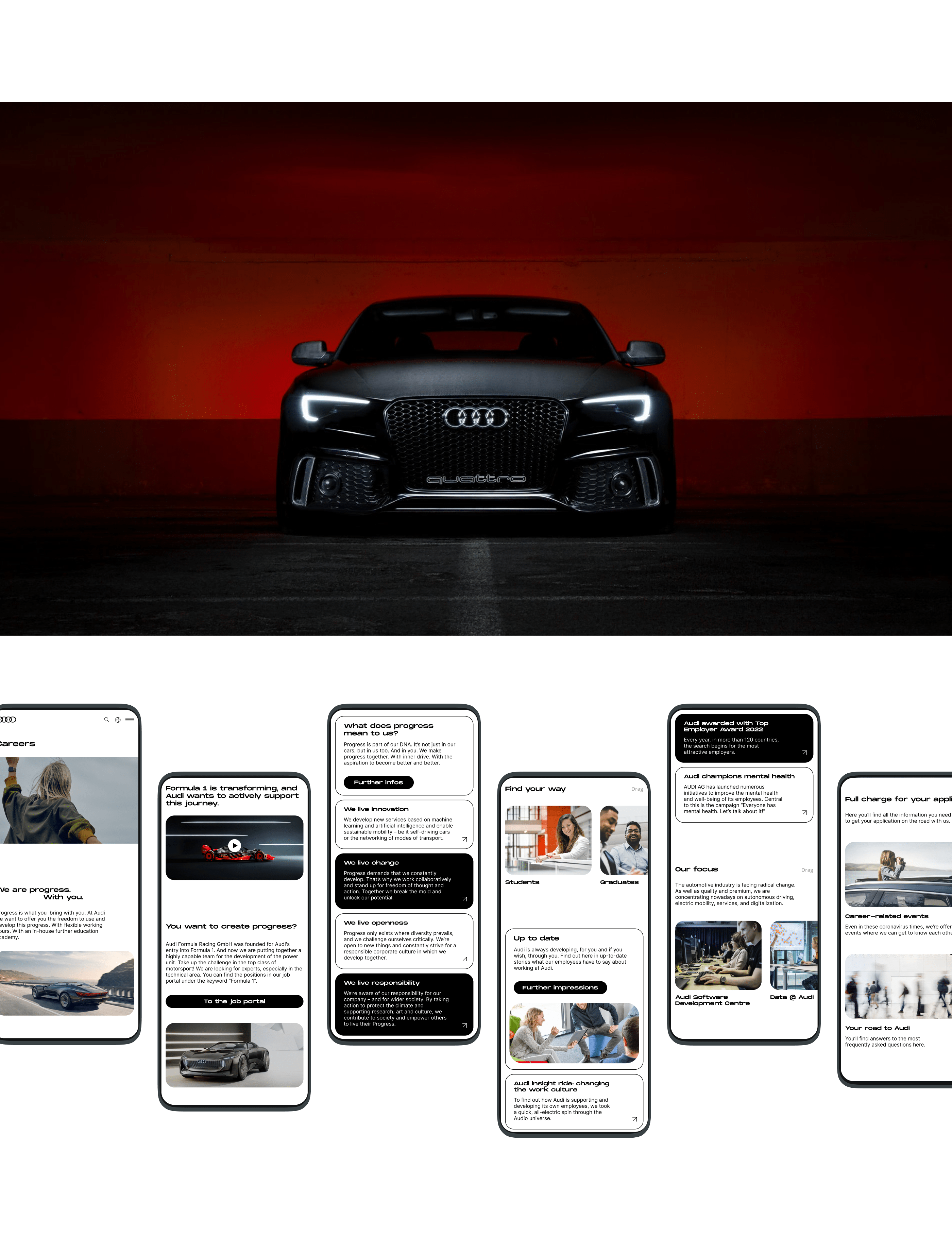 Audi | Corporate redesign — Изображение №5 — Интерфейсы, Графика на Dprofile