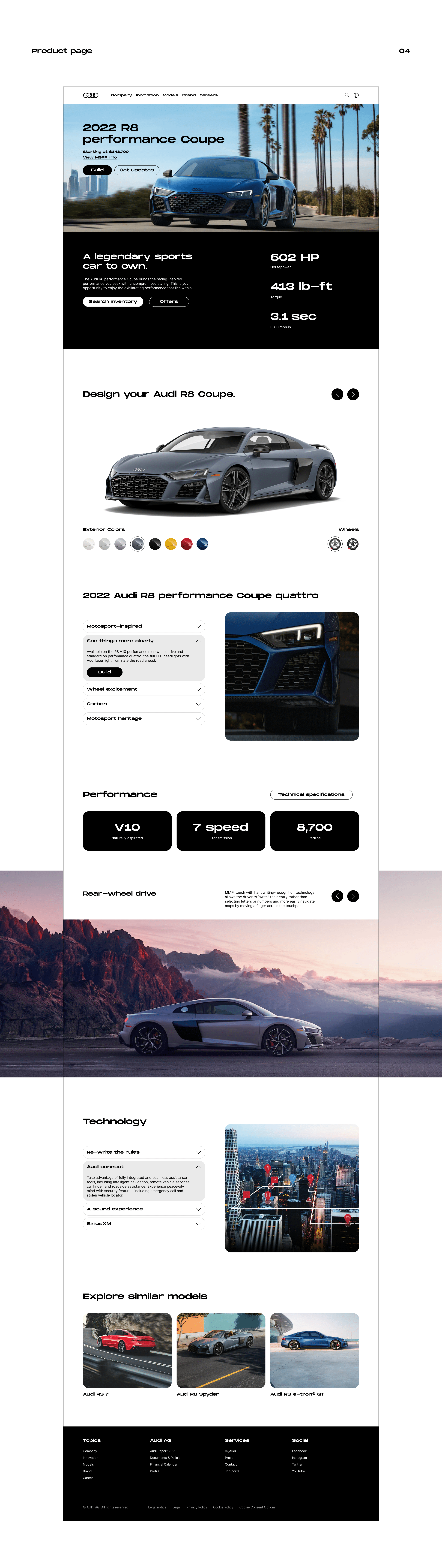 Audi | Corporate redesign — Изображение №7 — Интерфейсы, Графика на Dprofile