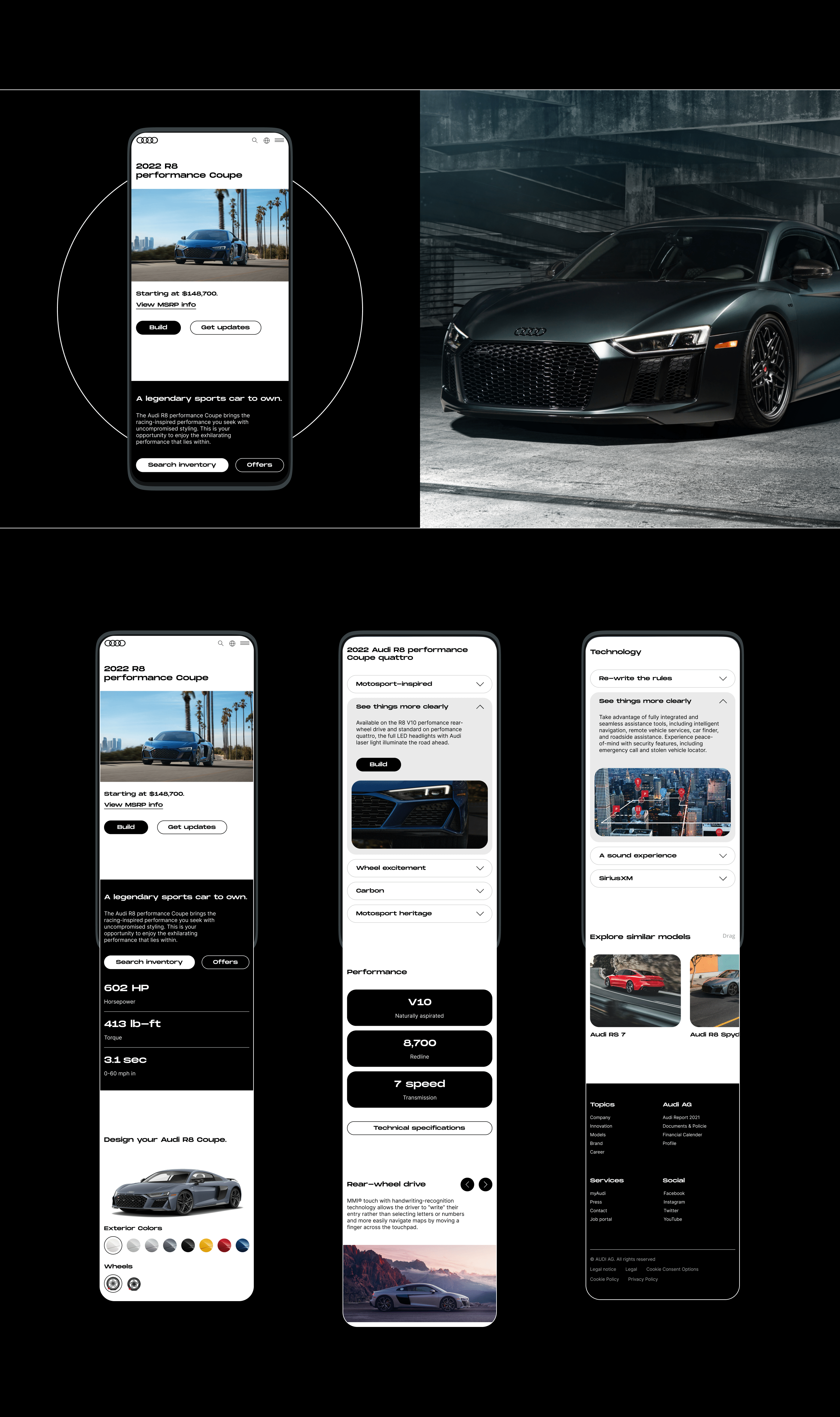 Audi | Corporate redesign — Изображение №8 — Интерфейсы, Графика на Dprofile