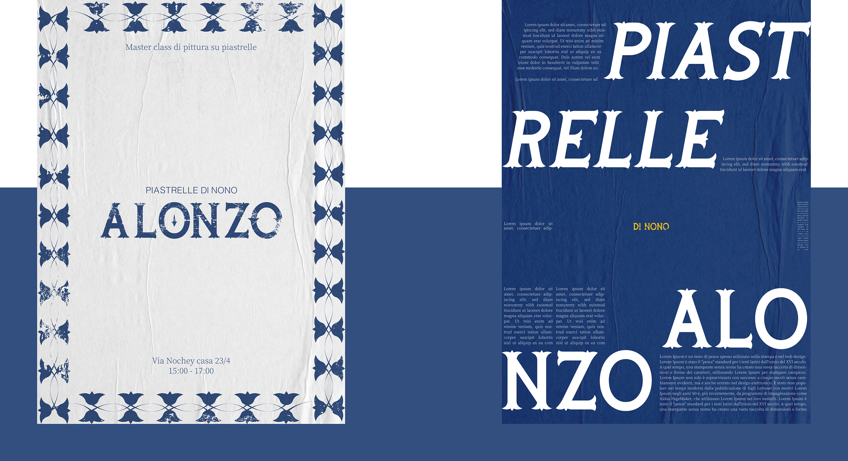 PIASTRELLE DI NONO ALONZO / brand identity / фирменный стиль — Изображение №7 — Брендинг на Dprofile