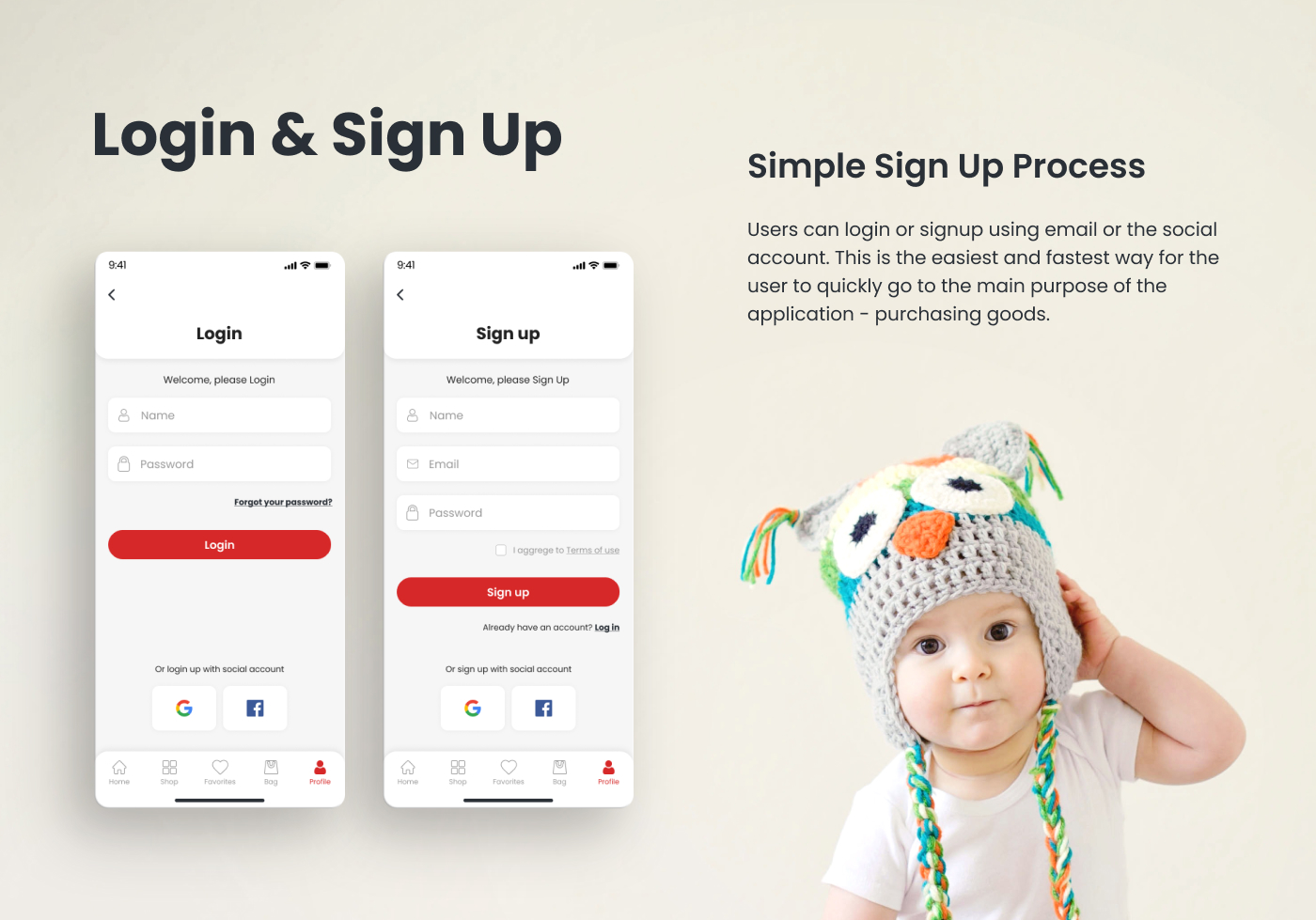 TiniMall | E-commerce mobile app — Изображение №6 — Интерфейсы на Dprofile