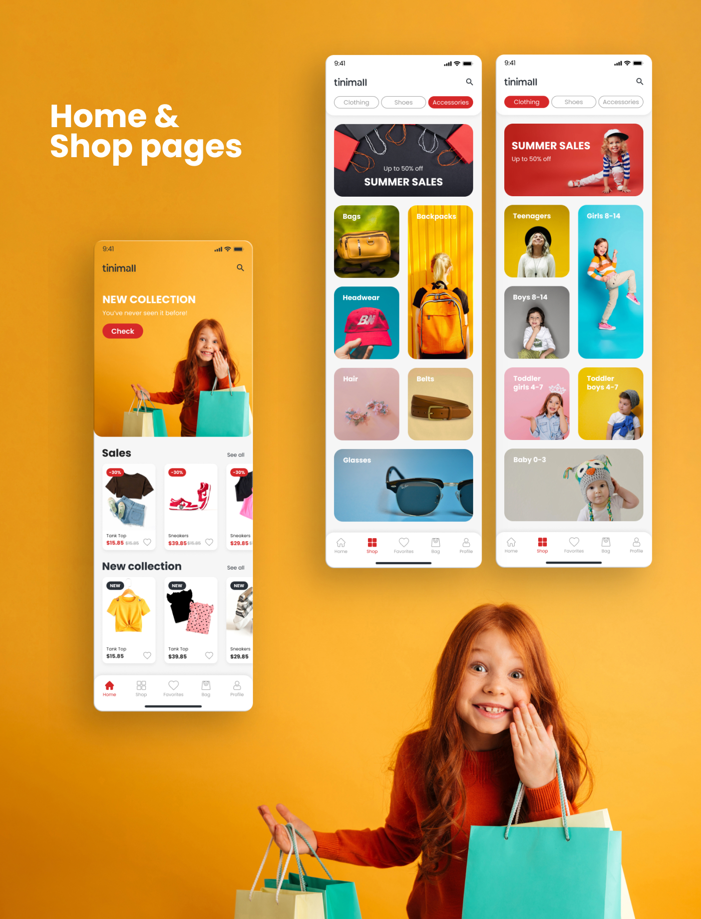 TiniMall | E-commerce mobile app — Изображение №7 — Интерфейсы на Dprofile