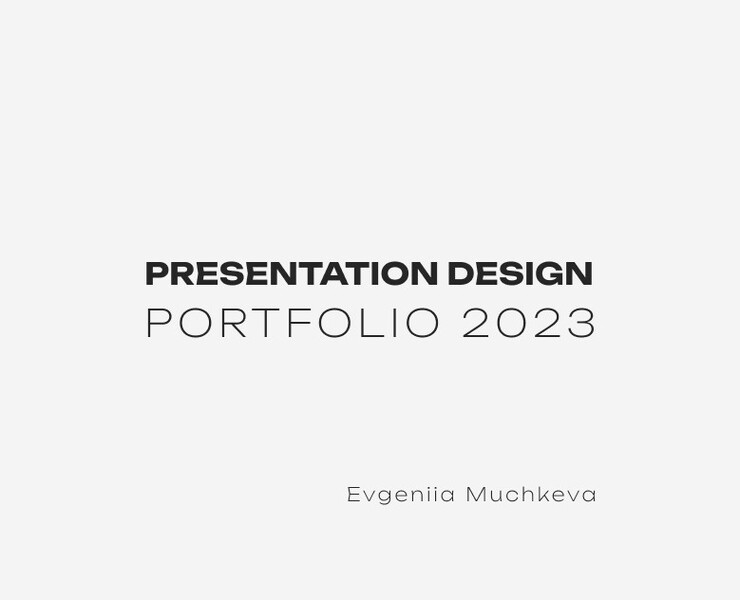 Presentations design | Portfolio 2022-2023 — Графика, Маркетинг на Dprofile
