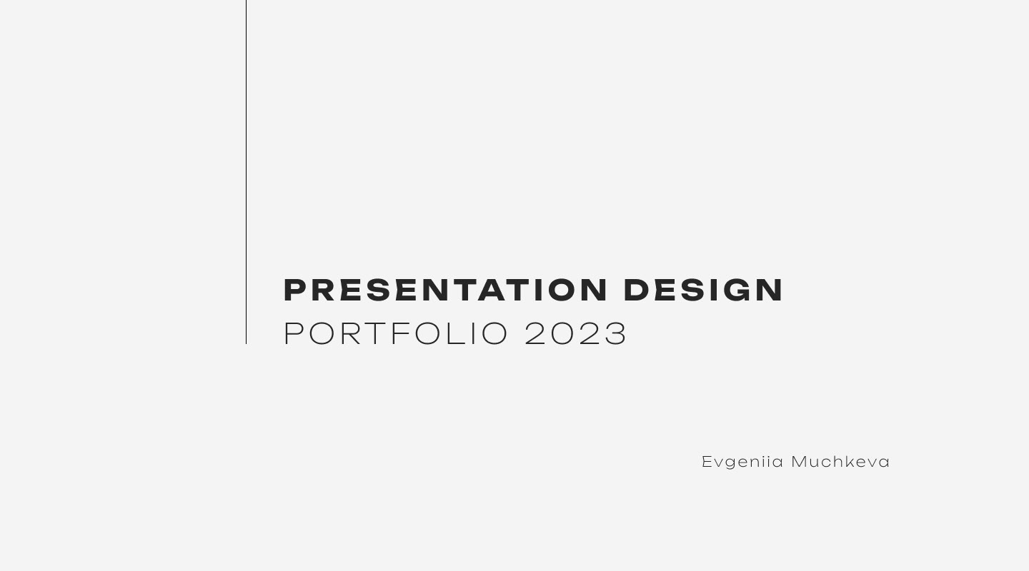 Presentations design | Portfolio 2022-2023 — Изображение №1 — Графика, Маркетинг на Dprofile