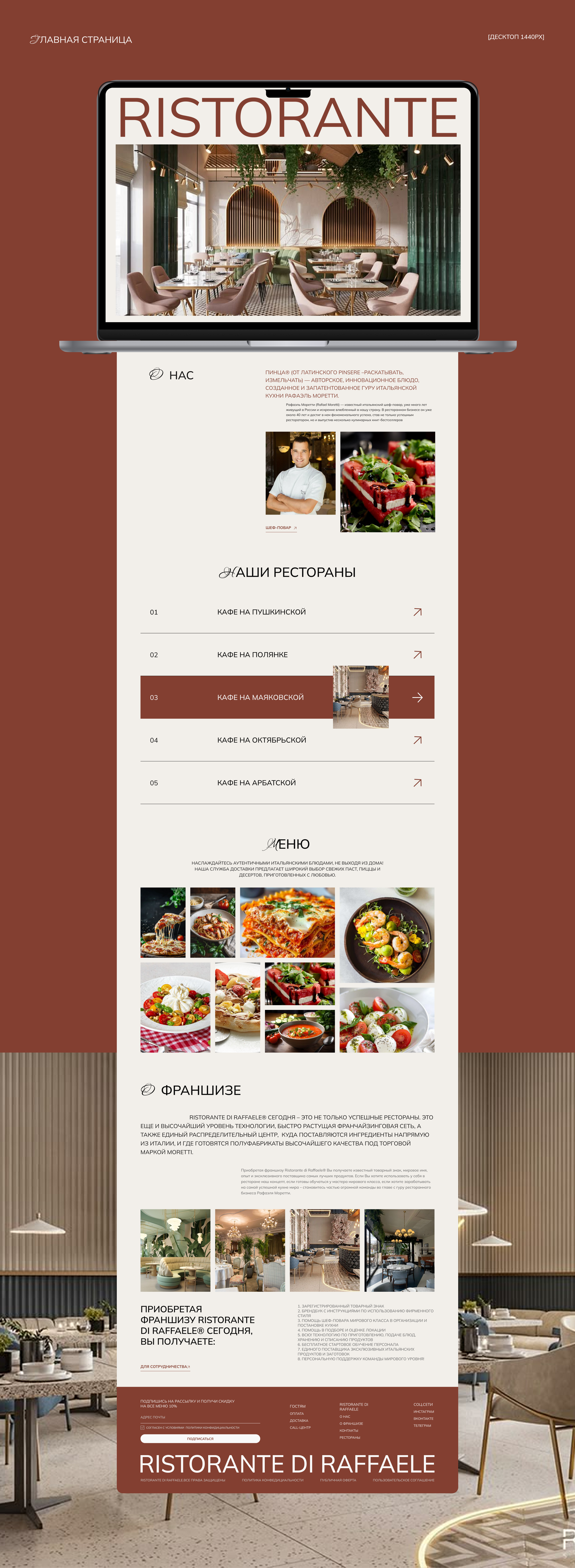 Ristorante di Raffaele — Изображение №6 — Интерфейсы на Dprofile