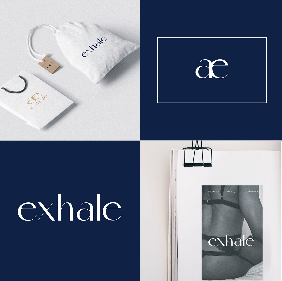 Exhale underwear branding — Изображение №3 — Брендинг на Dprofile