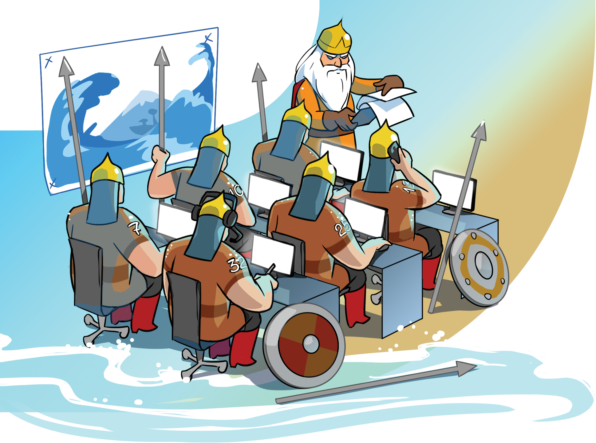 Иллюстрированные календари — Изображение №9 — Иллюстрация, Графика на Dprofile