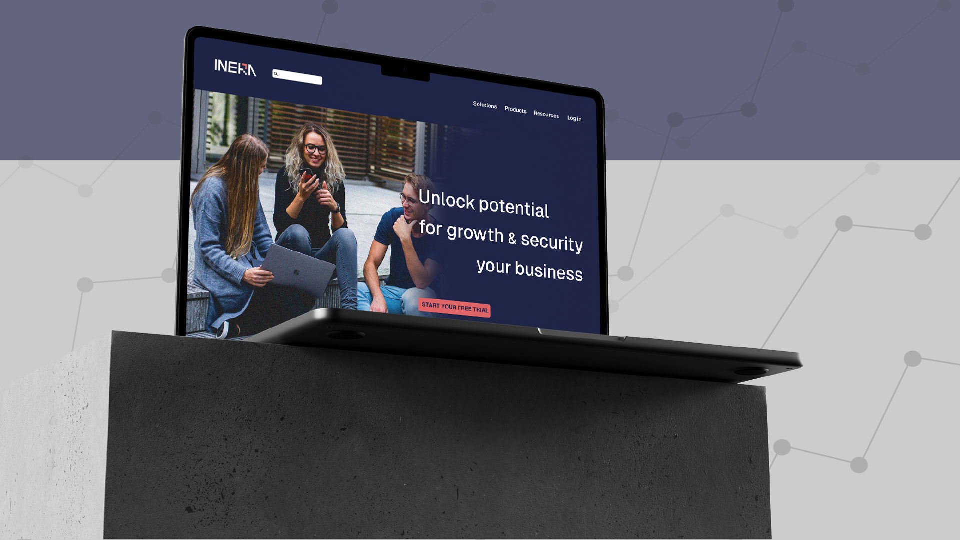 Фирстиль Inera IT company — Изображение №10 — Брендинг на Dprofile