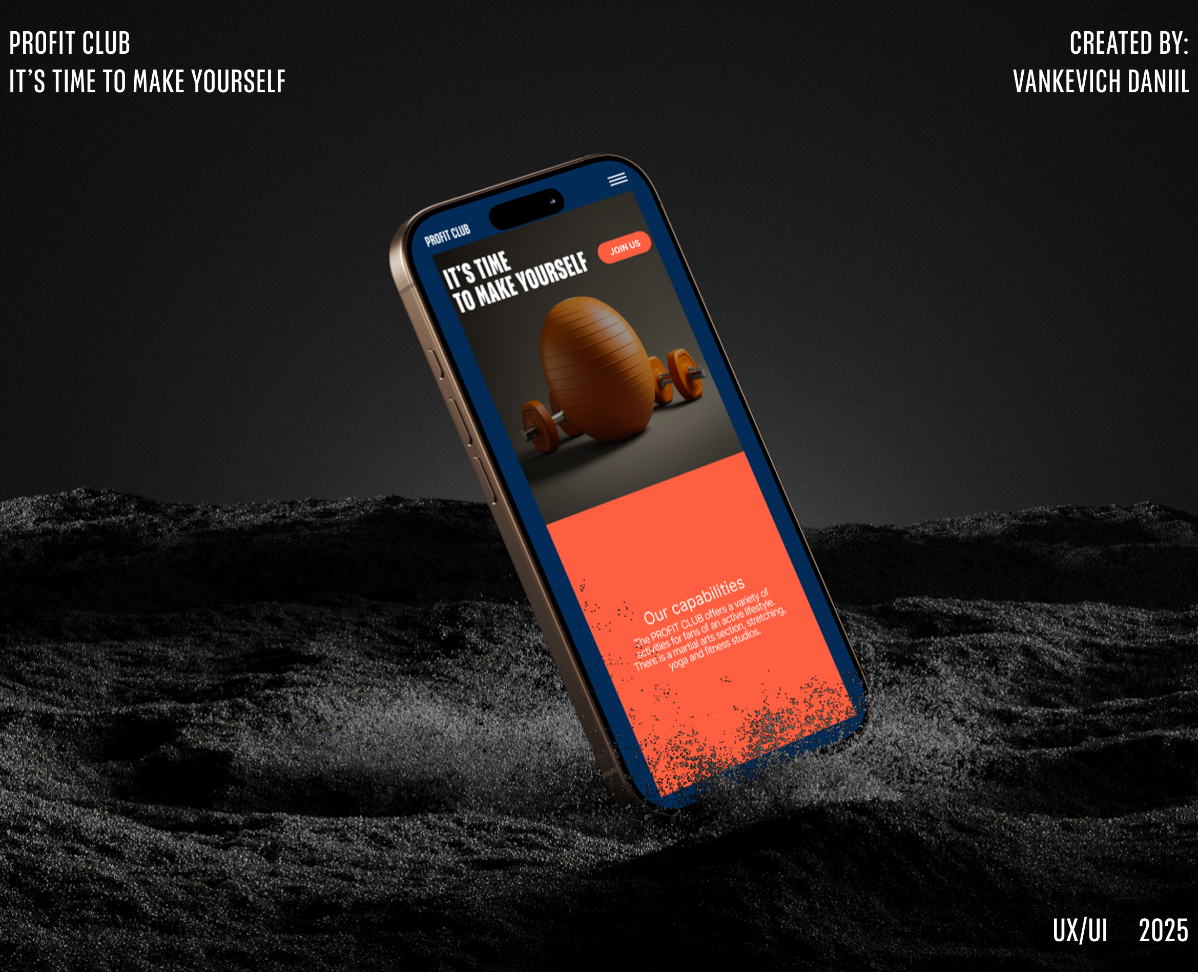 PROFIT CLUB | Landing page — Интерфейсы на Dprofile