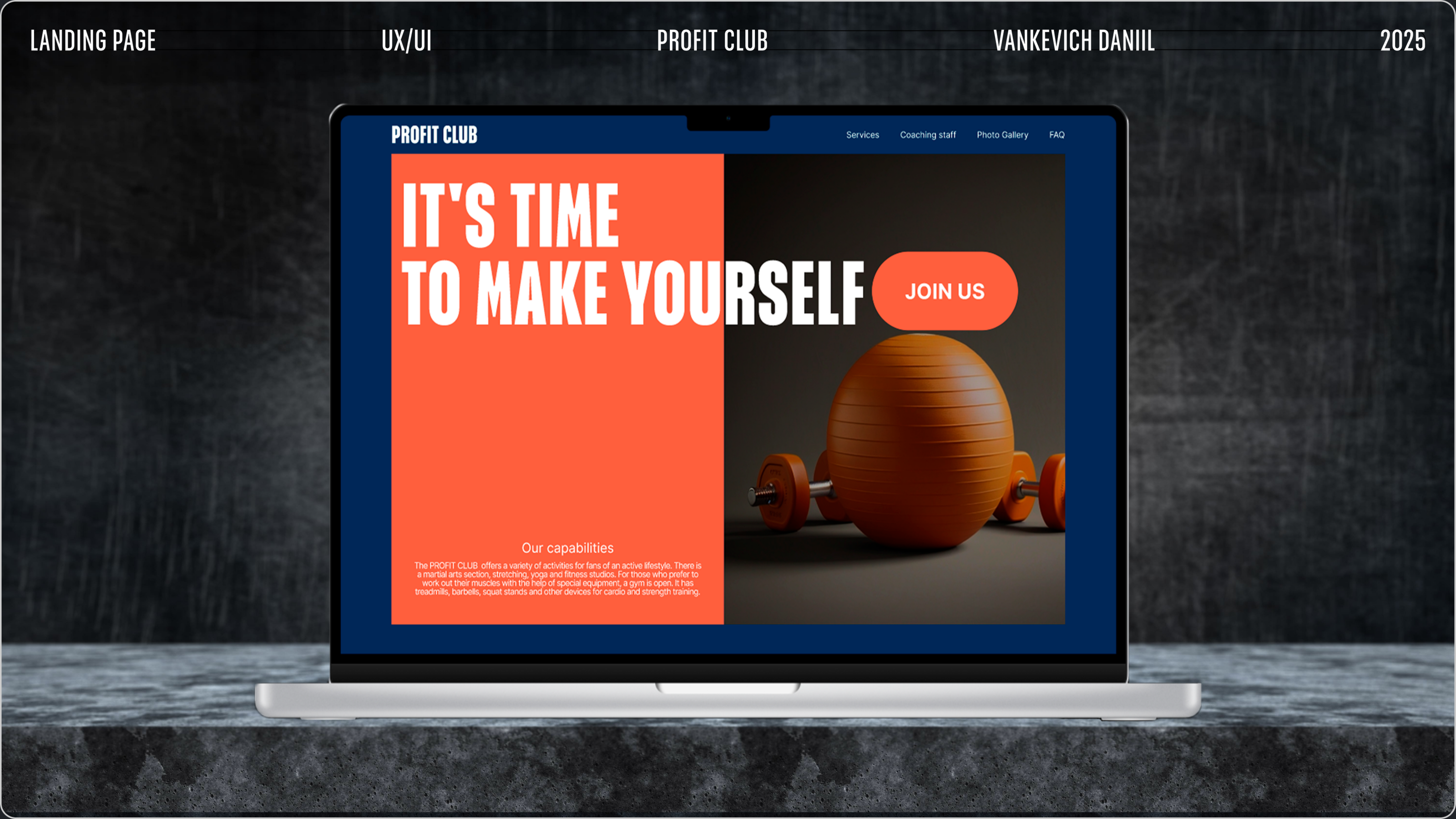 PROFIT CLUB | Landing page — Изображение №1 — Интерфейсы на Dprofile