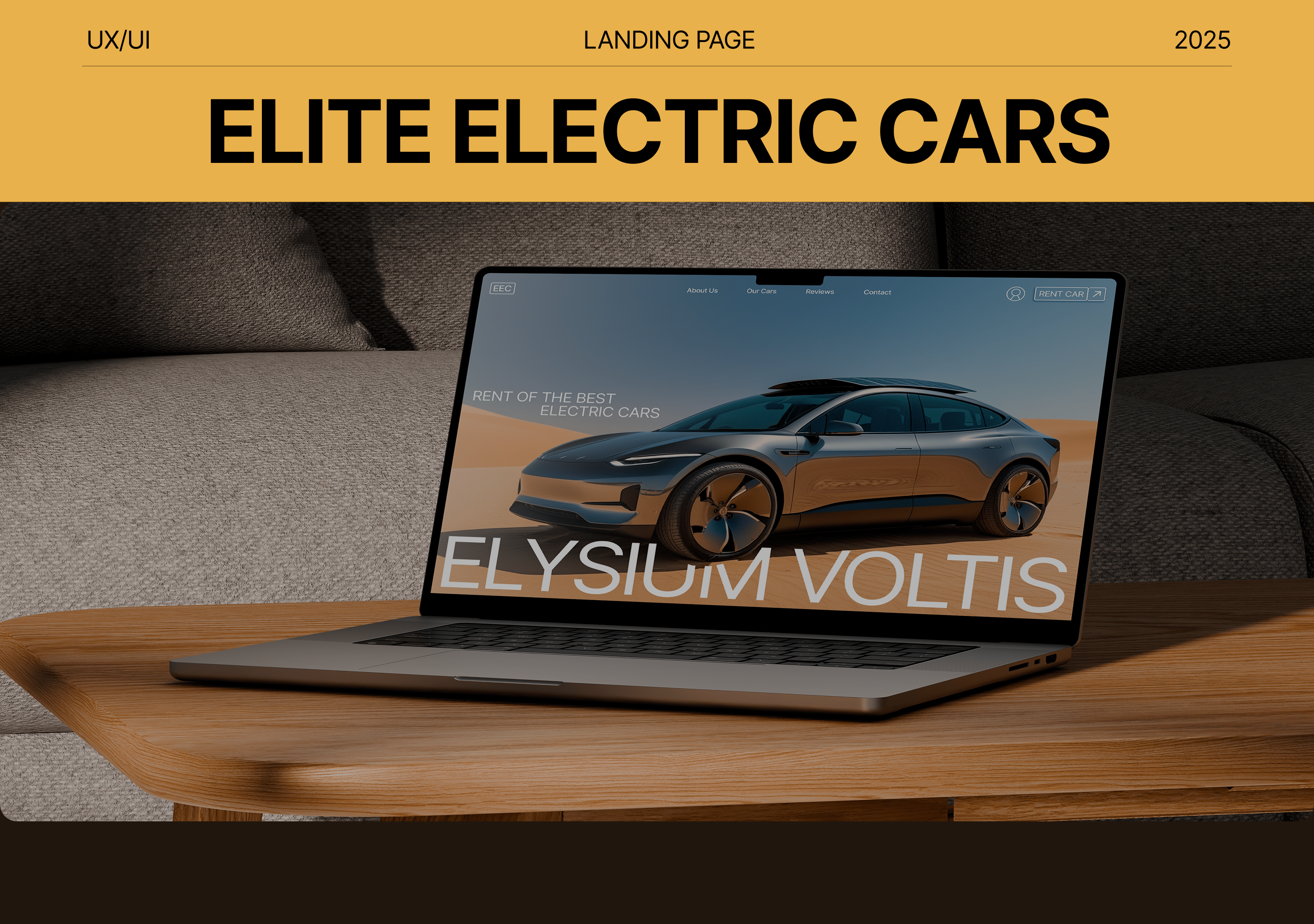 ELITE ELECTRIC CARS | Landing page — Изображение №1 — Интерфейсы, Брендинг на Dprofile