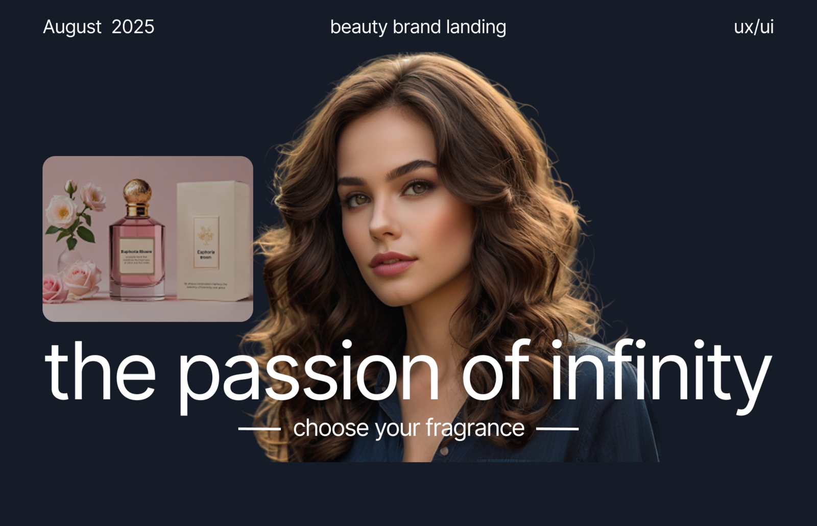 THE PASSION OF INFINITY | Landing page — Изображение №1 — Интерфейсы, Брендинг на Dprofile
