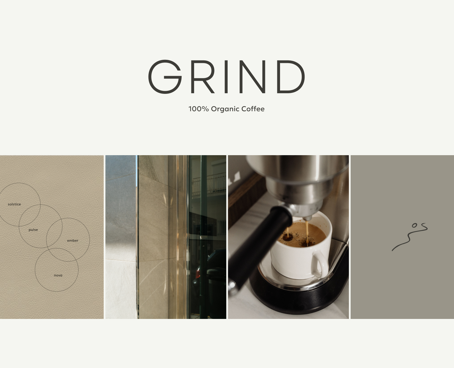 grind | разработка фирменного стиля для кофейни — Интерфейсы, Брендинг на Dprofile