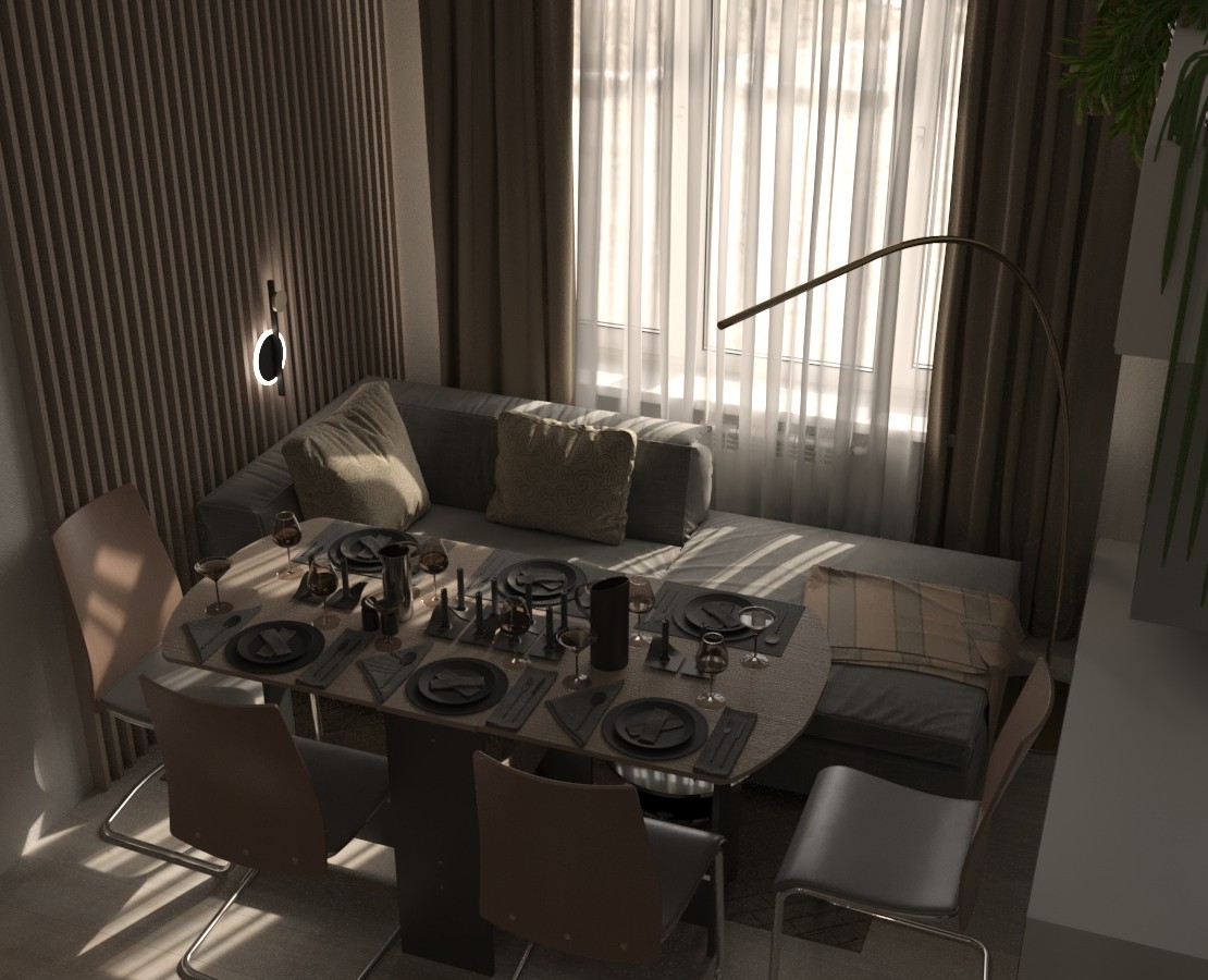 Визуализация квартиры — 3D на Dprofile