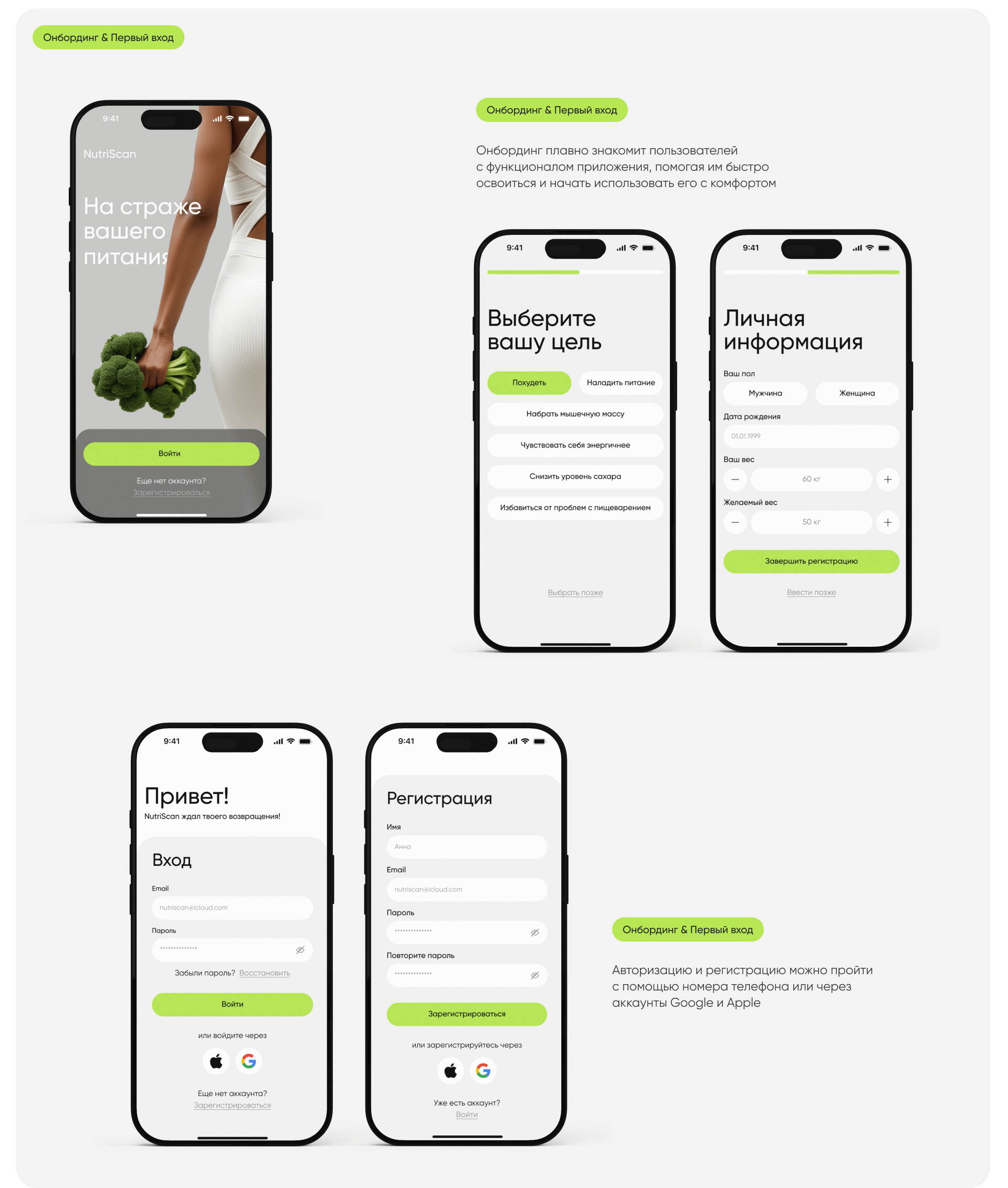 NutriScan | AI-Based Nutrition & Calorie App | UX UI — Изображение №9 — Интерфейсы на Dprofile