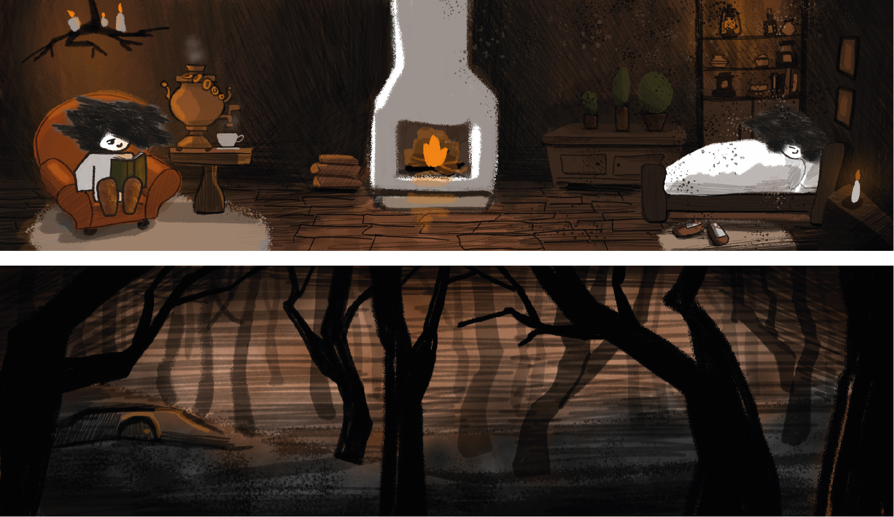 НЕ БУДИ ЛИХО, ПОКА ТИХО | Анимационный мультфильм — Изображение №3 — Иллюстрация, Графика на Dprofile